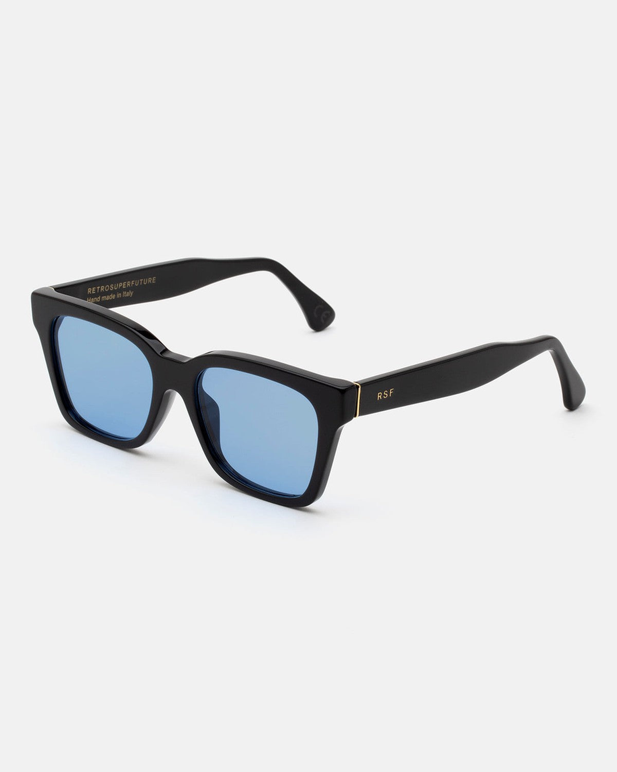 Angle view of RETROSUPERFUTURE America Azure sunglasses.