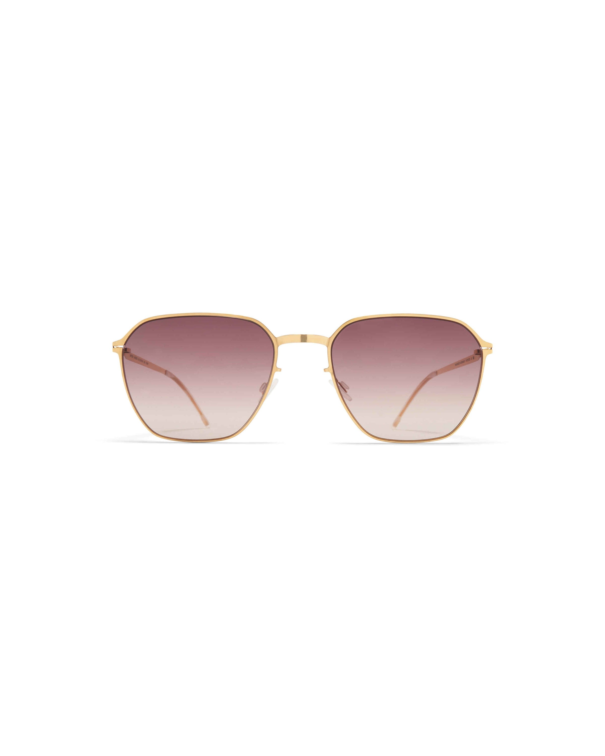 MYKITA ANDERS GLOSSY GOLD Glossy Gold / Cedar Brown Gradient