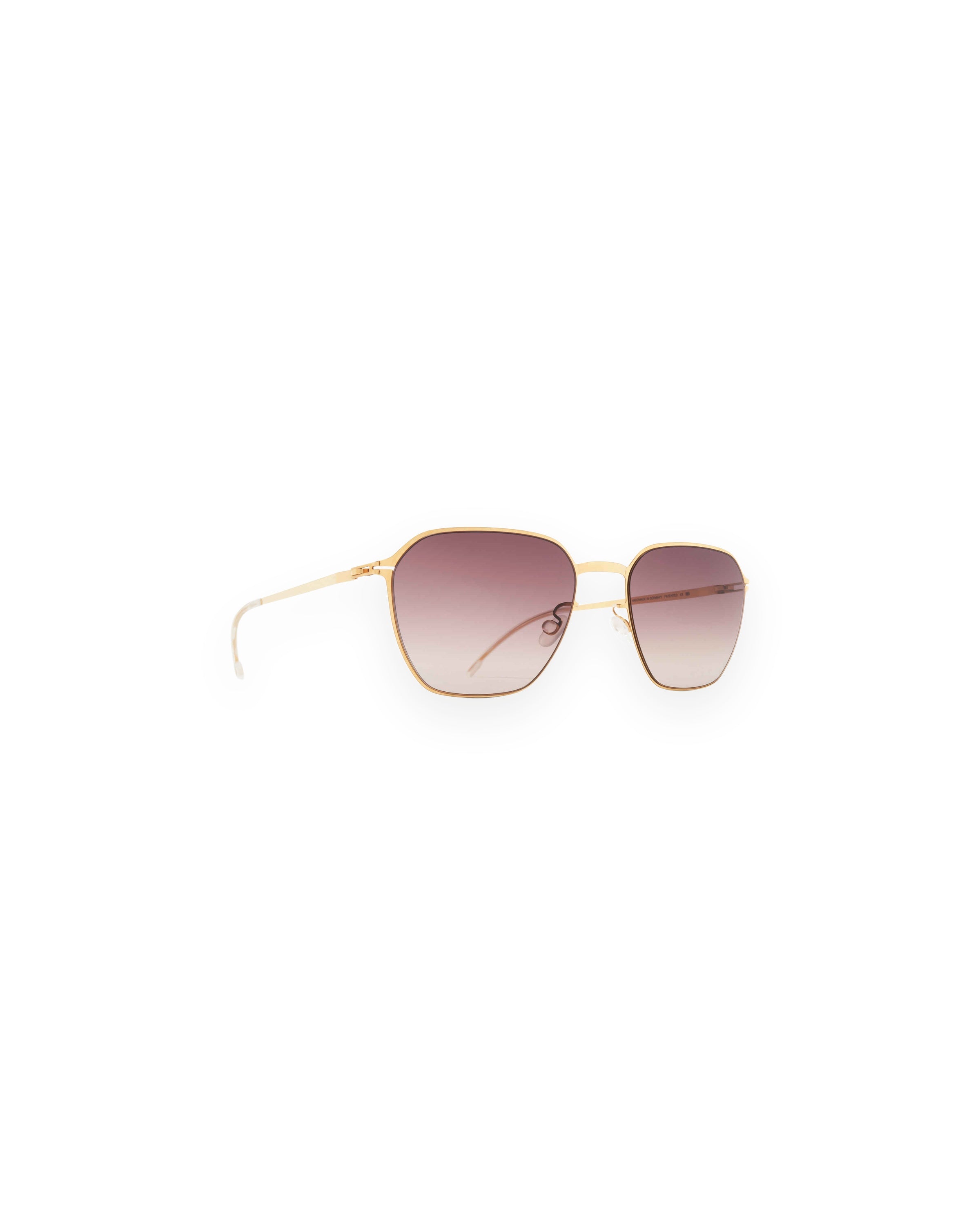 MYKITA ANDERS GLOSSY GOLD Glossy Gold / Cedar Brown Gradient