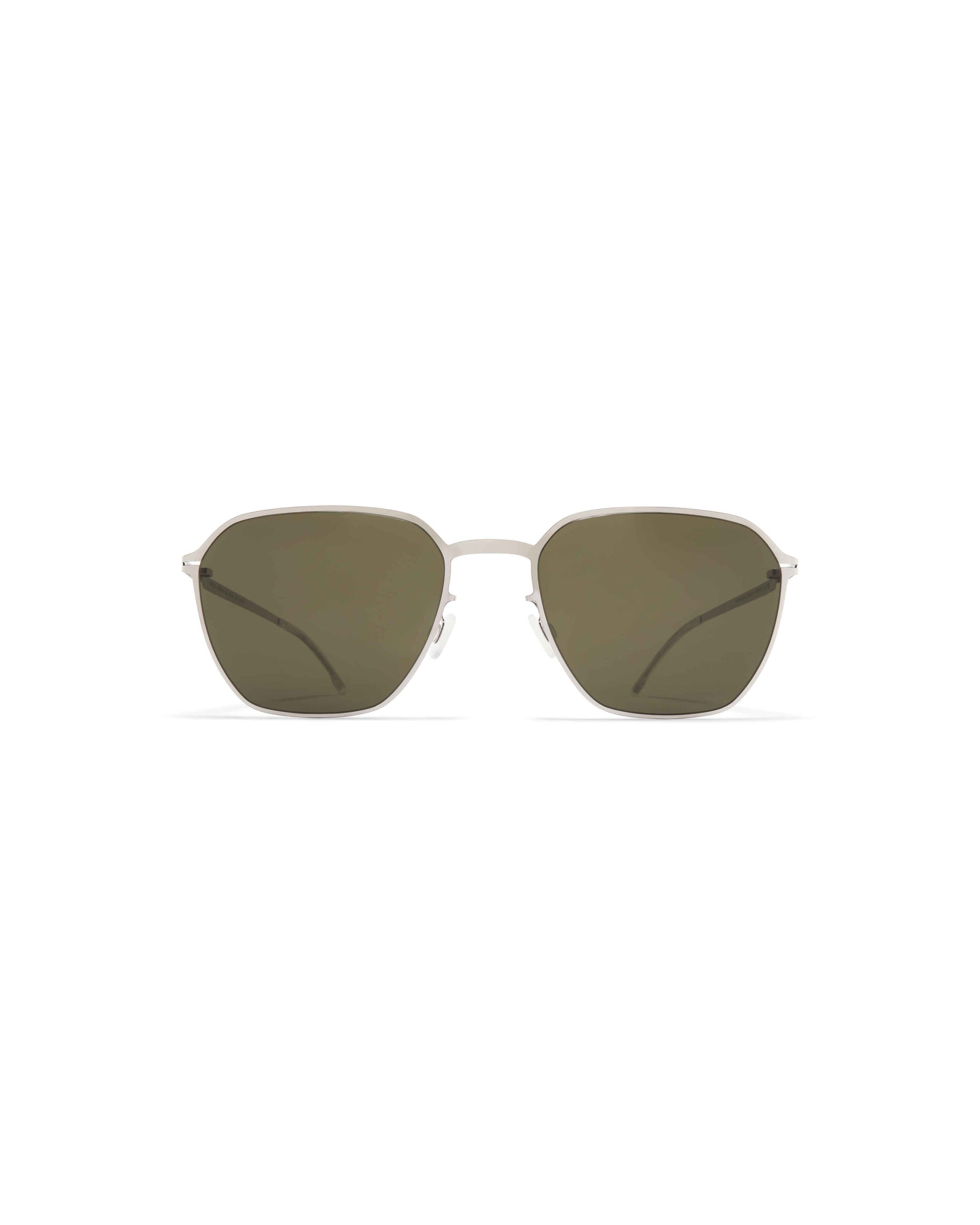MYKITA ANDERS SHINY SILVER Shiny Silver / Rawgreen Solid
