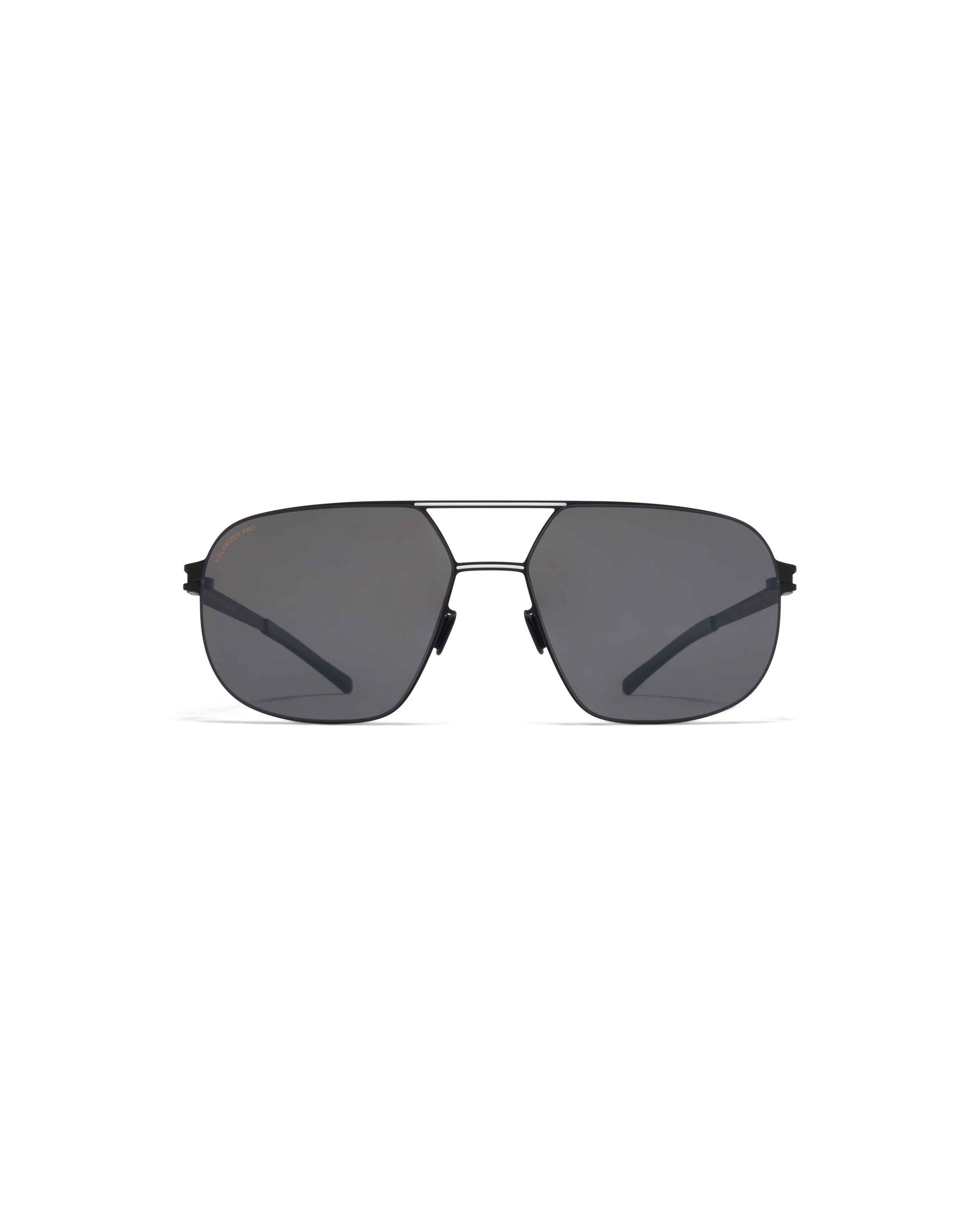 MYKITA ANGUS BLACK/WHITE Black/White / Polarized Pro Hi-Con Grey