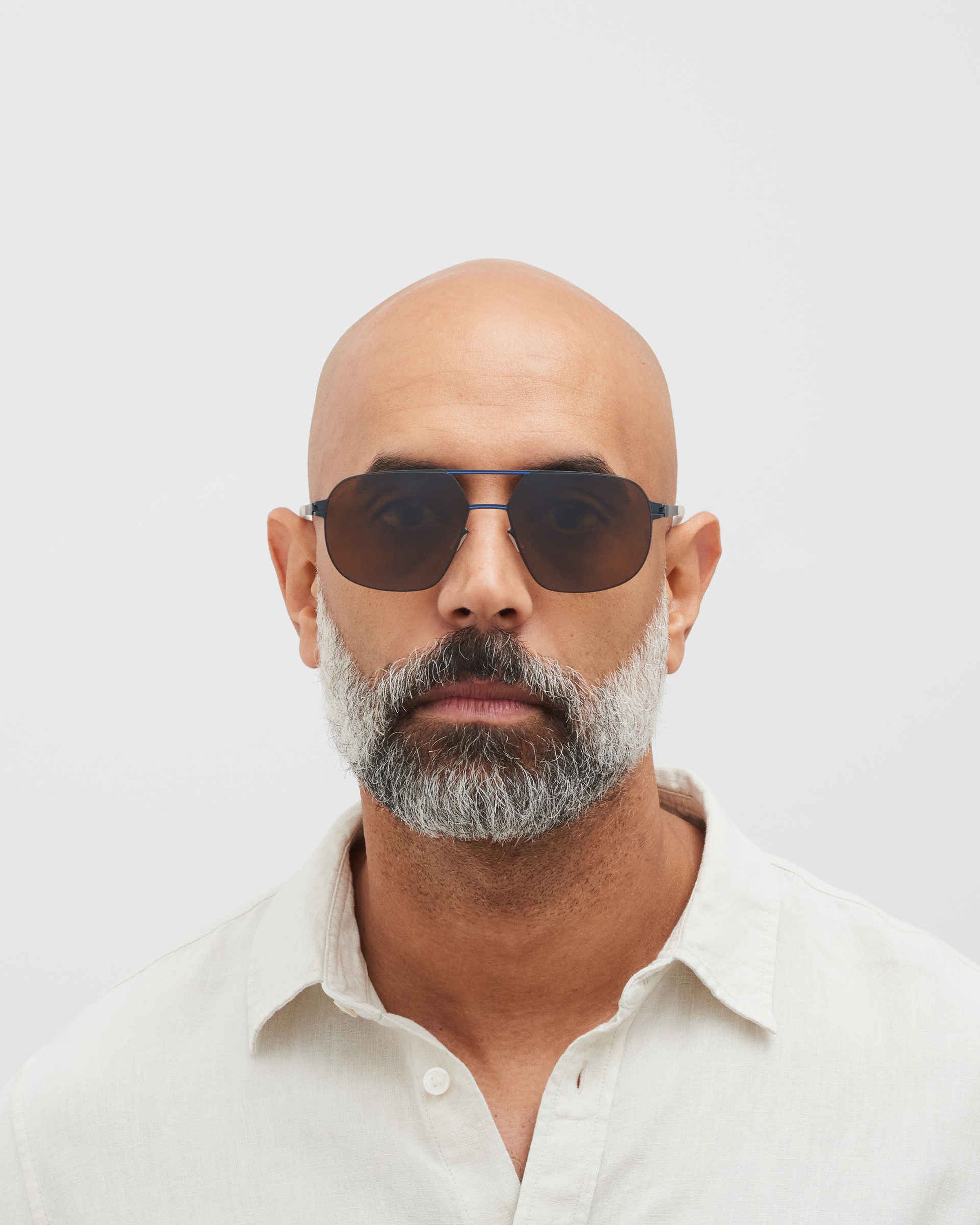 MYKITA ANGUS INDIGO/YALE BLUE Indigo/Yale Blue / Polarized Pro Amber Brown