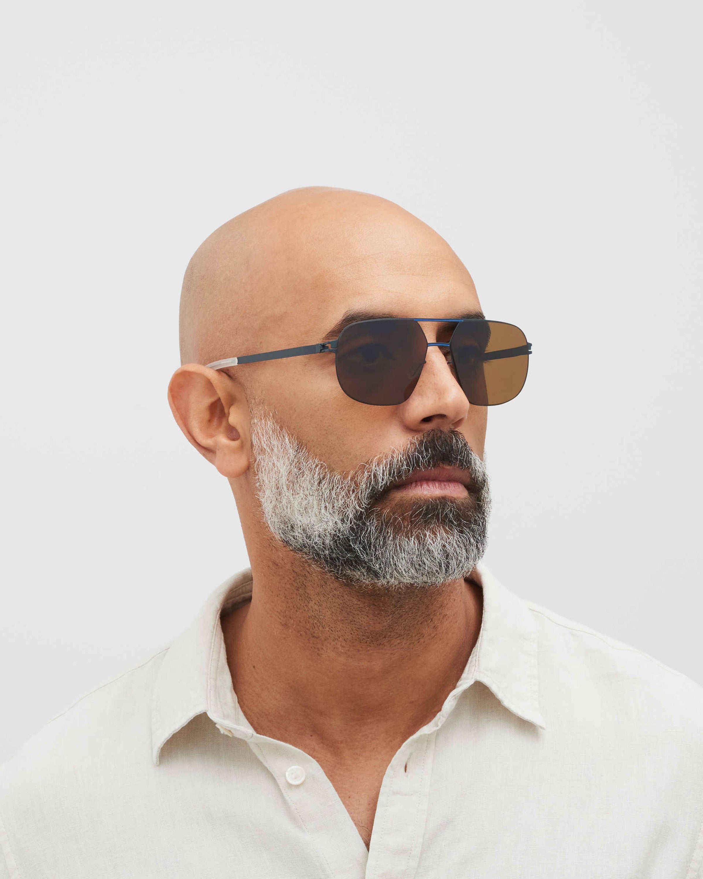 MYKITA ANGUS INDIGO/YALE BLUE Indigo/Yale Blue / Polarized Pro Amber Brown