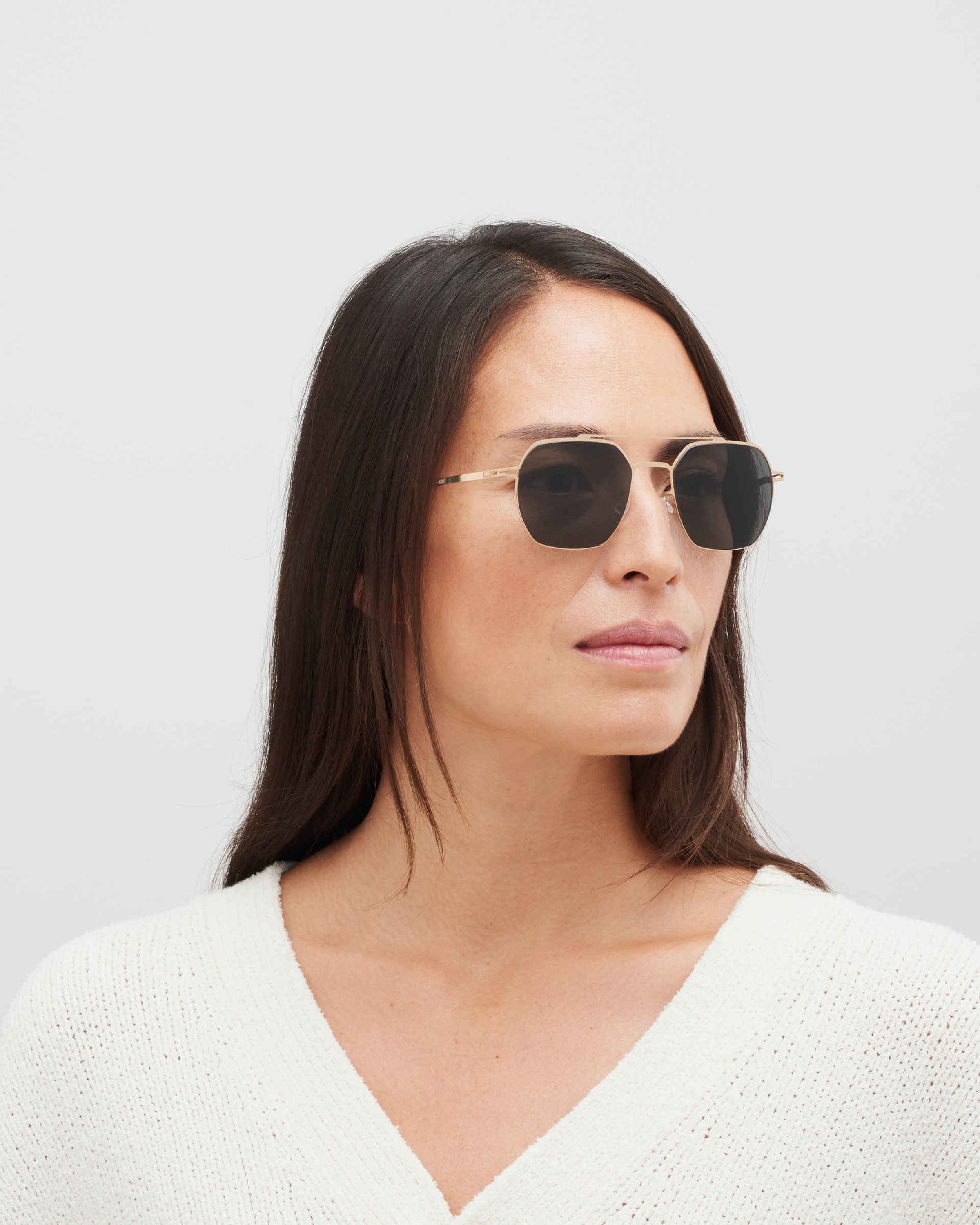 MYKITA ARLO CHAMPAGNE GOLD Champagne Gold / Darkgrey Solid
