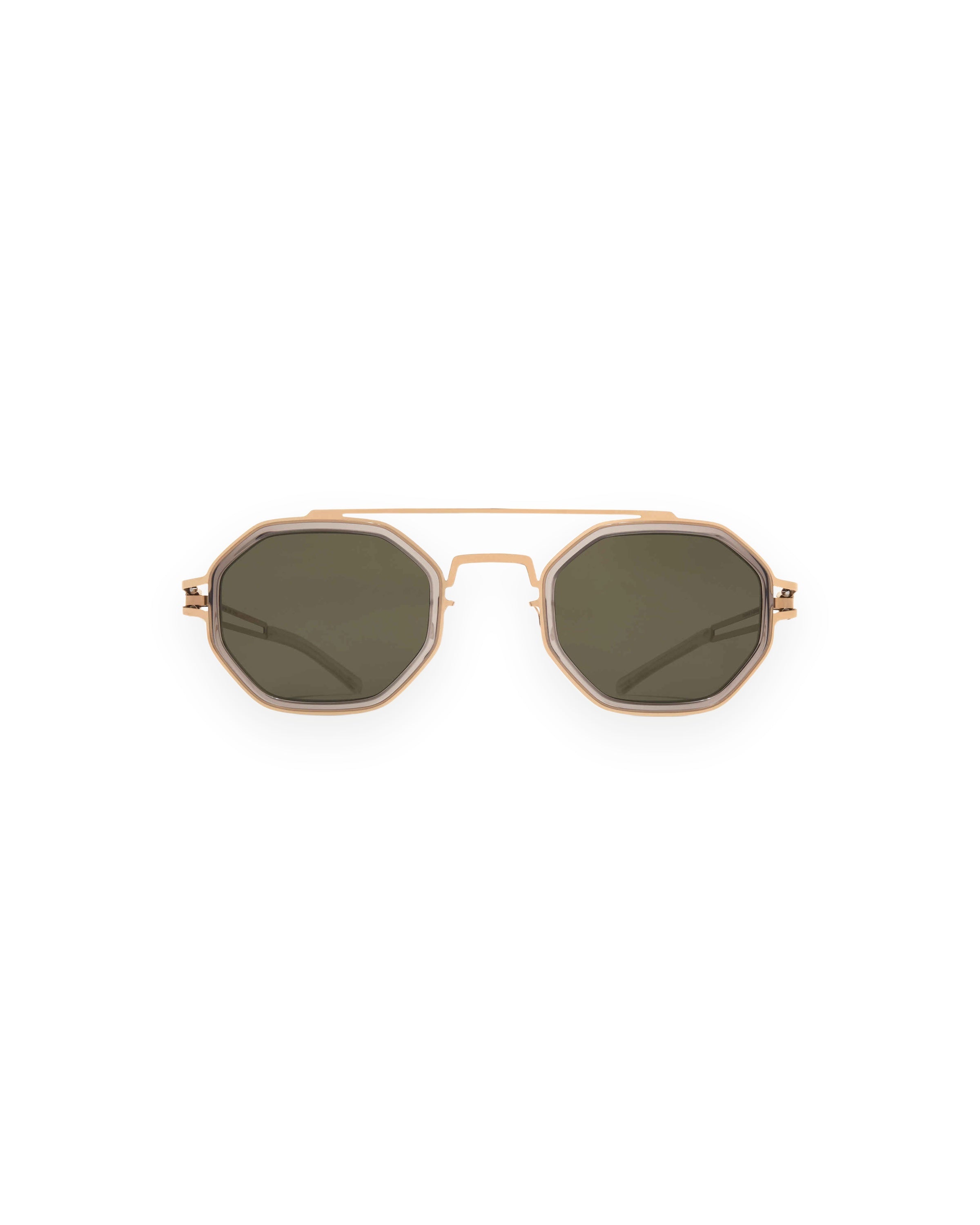 MYKITA ARTURO A83 CHAMPAGNE GOLD/CLEAR ASH Champagne Gold/Clear Ash / Rawgreen Solid
