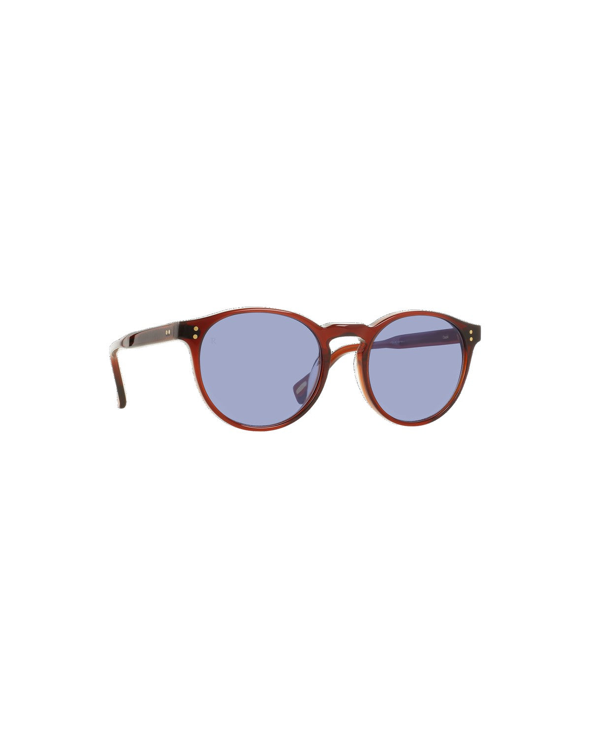 Angled view of RAEN Beal Sun 50 Cask Lavender sunglasses.