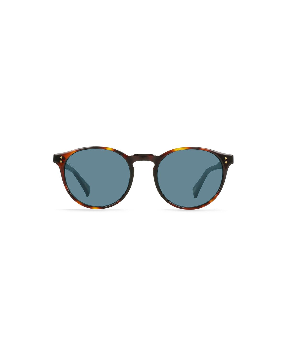 Front view of RAEN Beal Sun 50 Kola Tortoise Plume sunglasses.