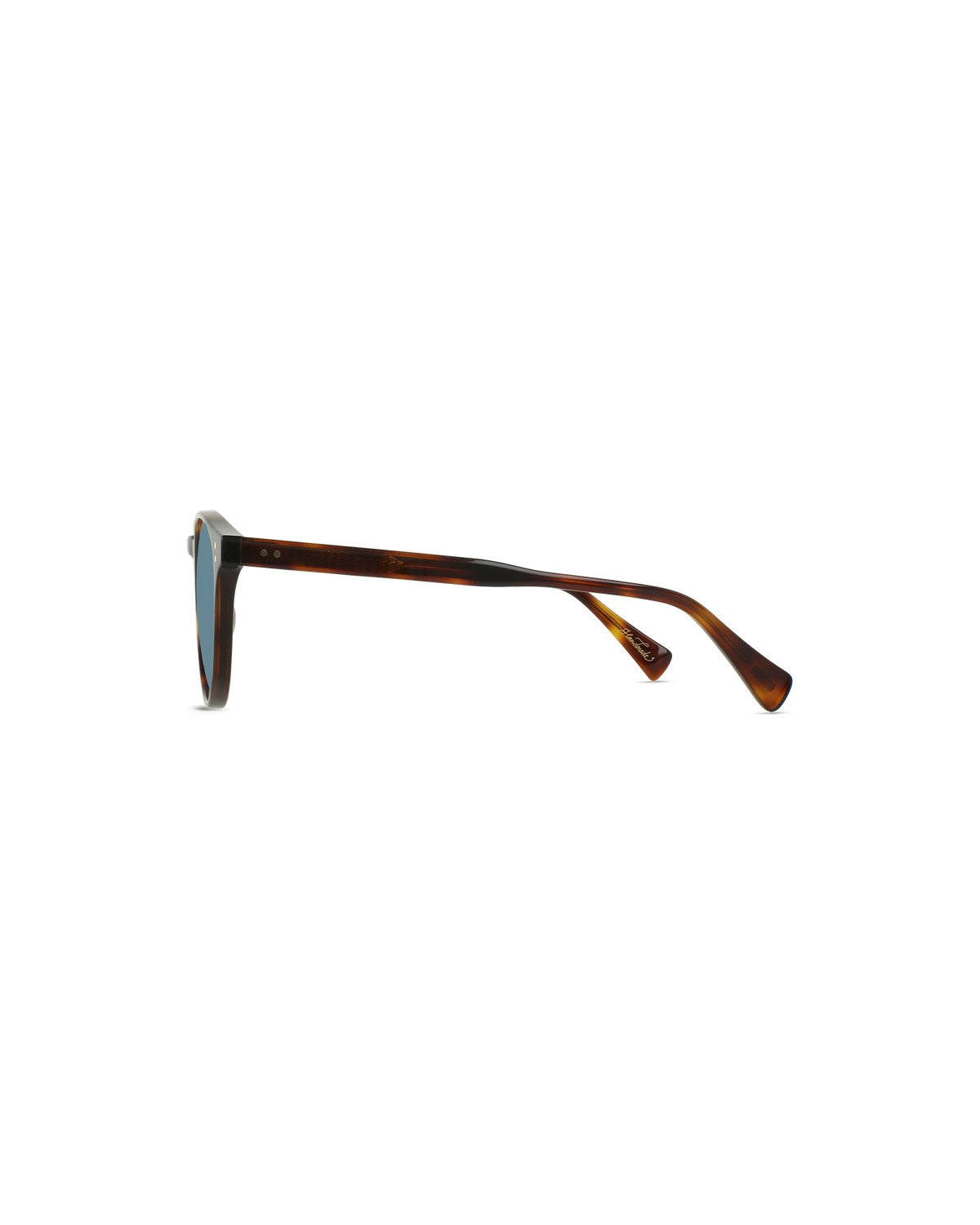 Side profile of RAEN Beal Sun 52 Kola Tortoise Plume sunglasses.