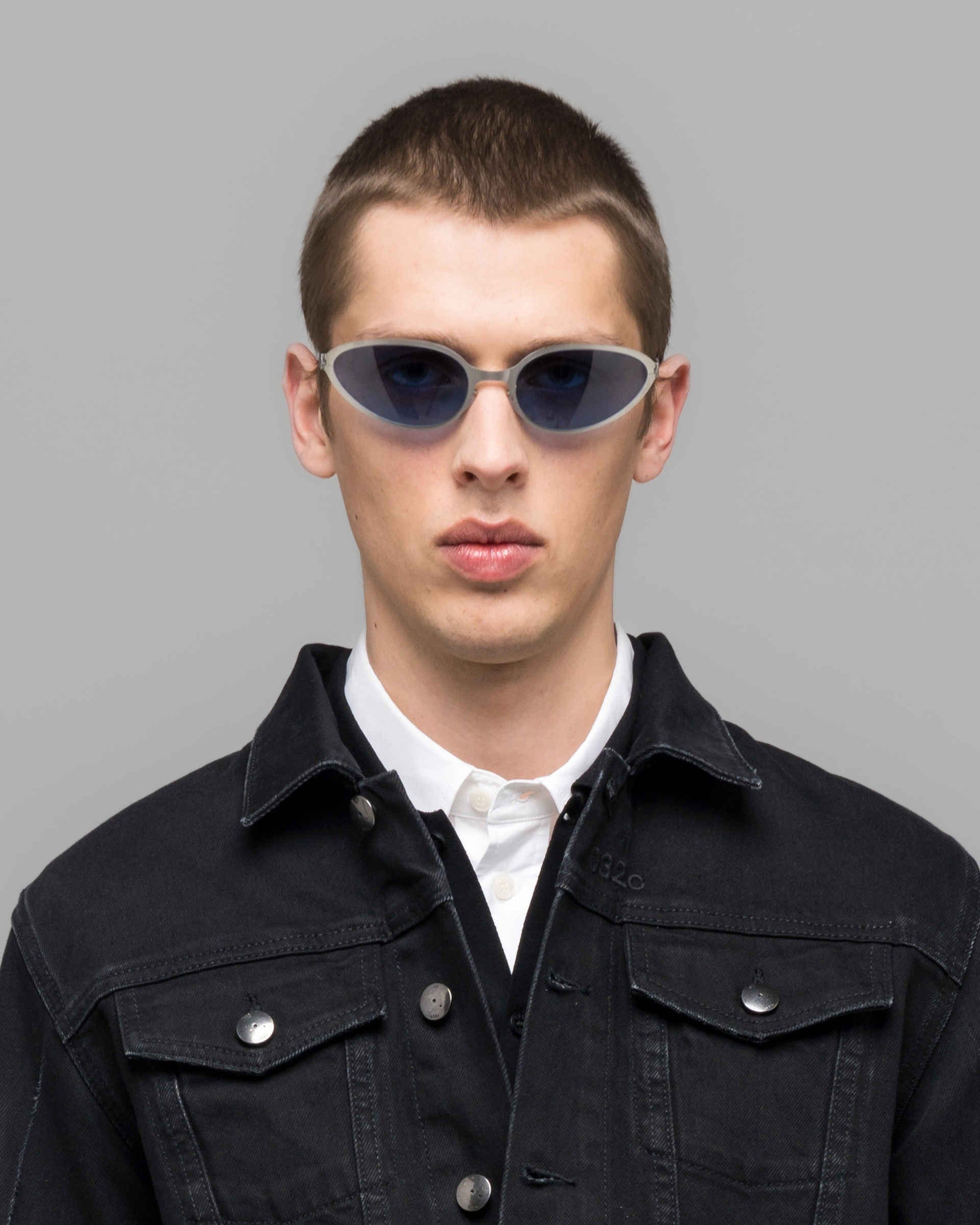 MYKITA BEAR MATTE SILVER Matte Silver / Cobalt Solid