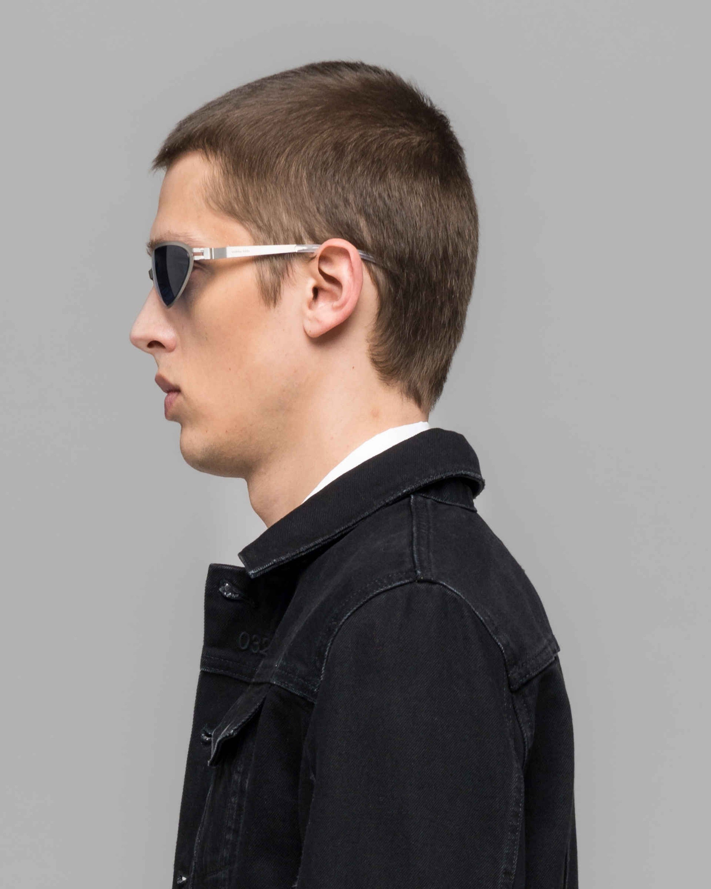 MYKITA BEAR MATTE SILVER Matte Silver / Cobalt Solid