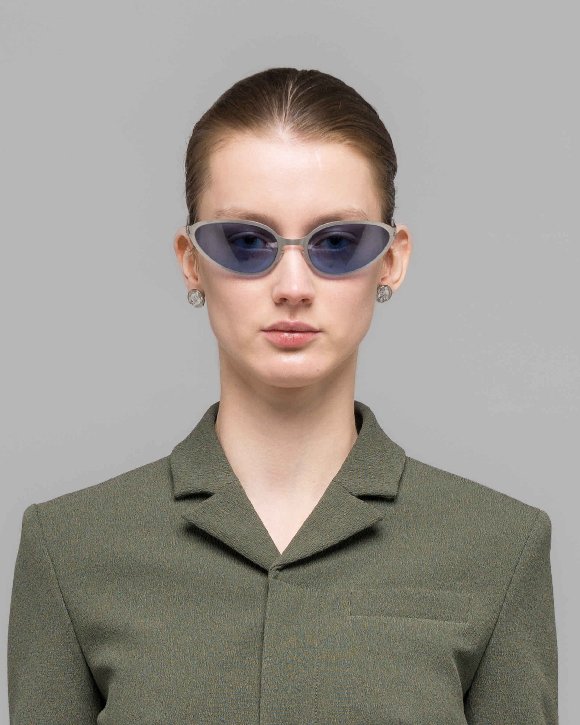 MYKITA BEAR MATTE SILVER Matte Silver / Cobalt Solid