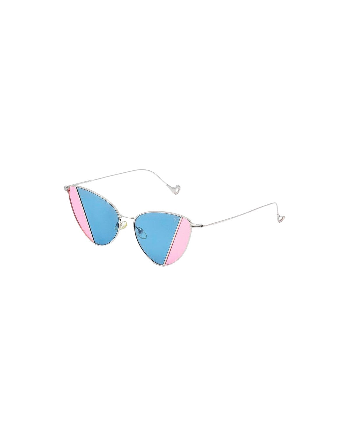 Angle view of EYEPETIZER BILL C.2-I-2 sunglasses showing cat-eye silhouette and slim temples.