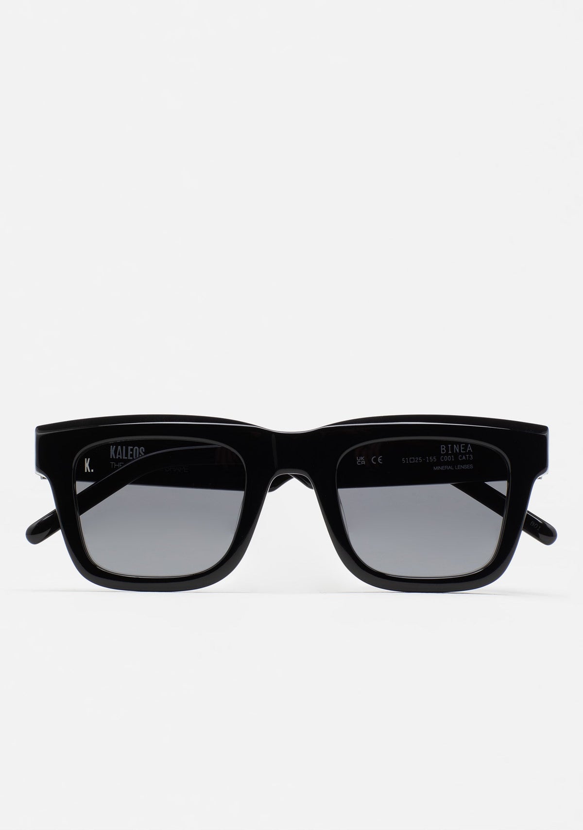Front view of KALEOS Binea 01 sunglasses.
