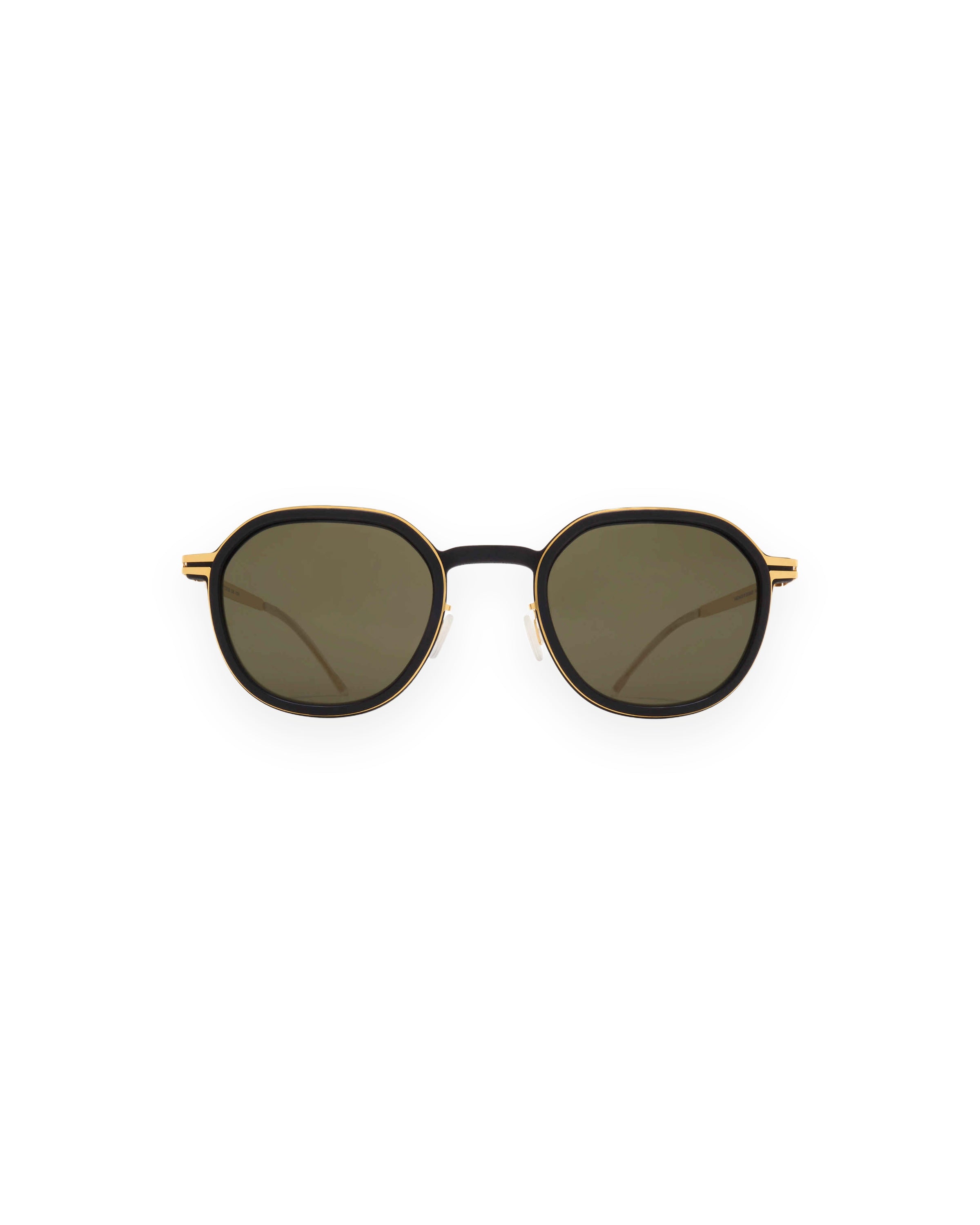 MYKITA BIRCH MH7 PITCH BLACK/GLOSSY GOLD Pitch Black/Glossy Gold / Rawgreen Solid
