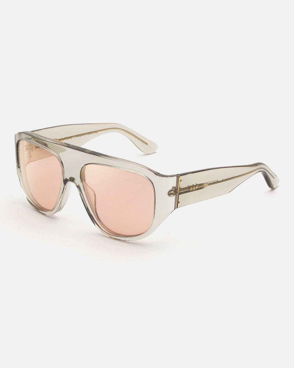 Retrosuperfuture Biscotto Nebbia Foggy Grey / Dark Pale Pink with Metallic Finish