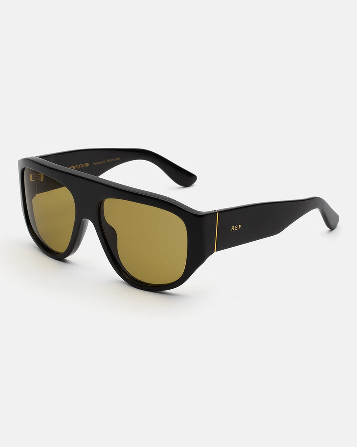 Angle view of RETROSUPERFUTURE Biscotto Vintage Brown sunglasses.