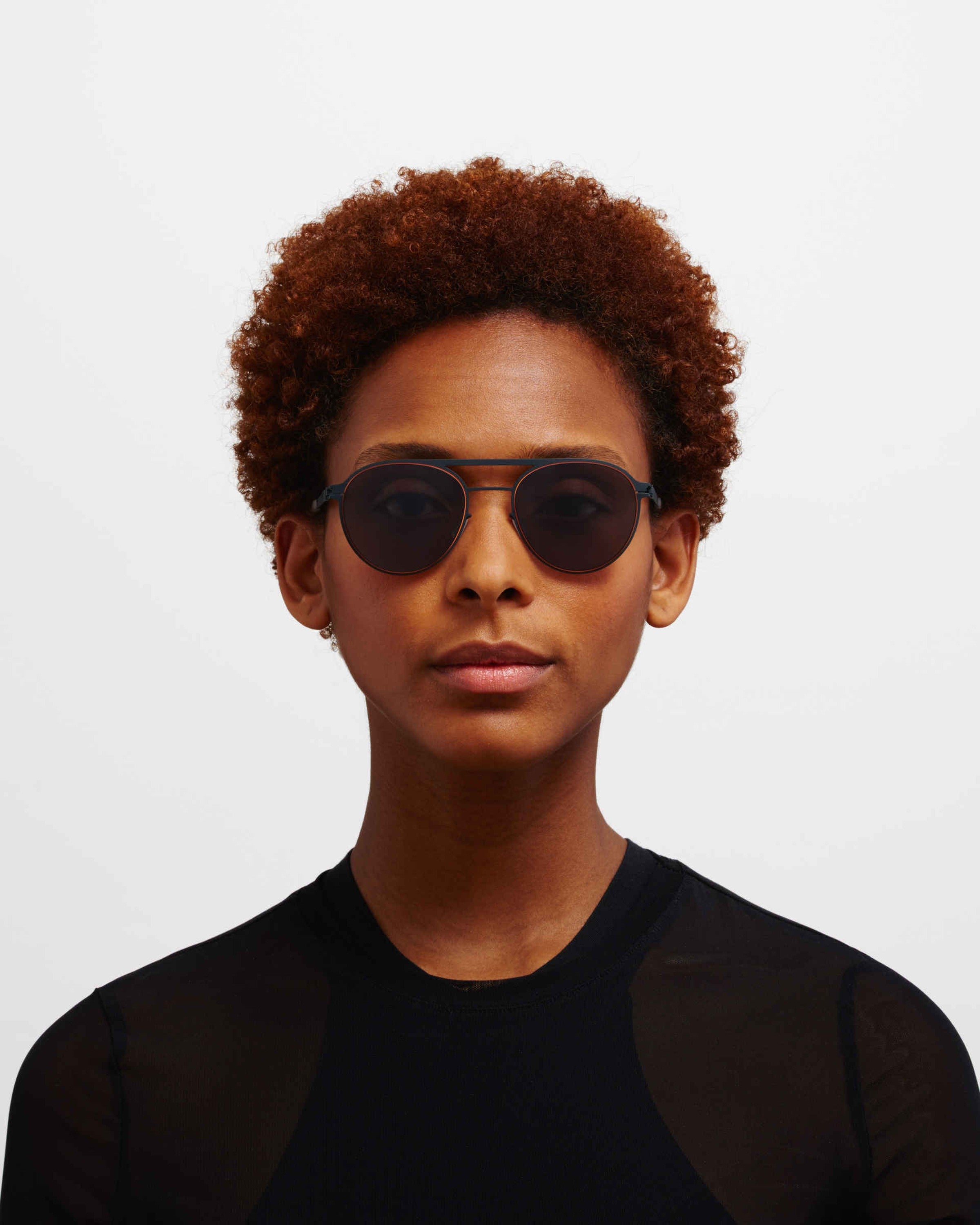 MYKITA BRADLEY INDIGO/ORANGE Indigo/Orange / Polarized Pro Hi-Con Grey