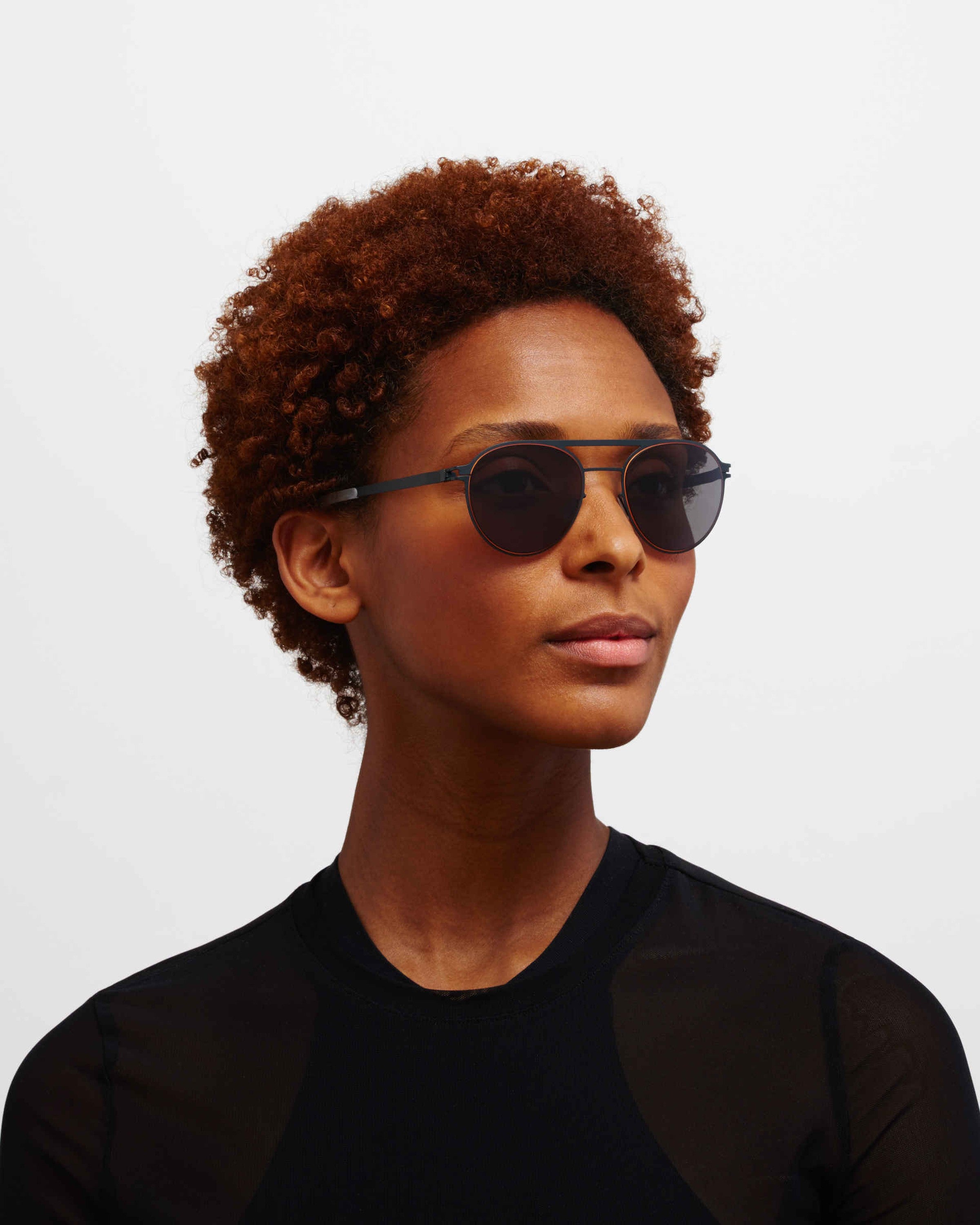 MYKITA BRADLEY INDIGO/ORANGE Indigo/Orange / Polarized Pro Hi-Con Grey