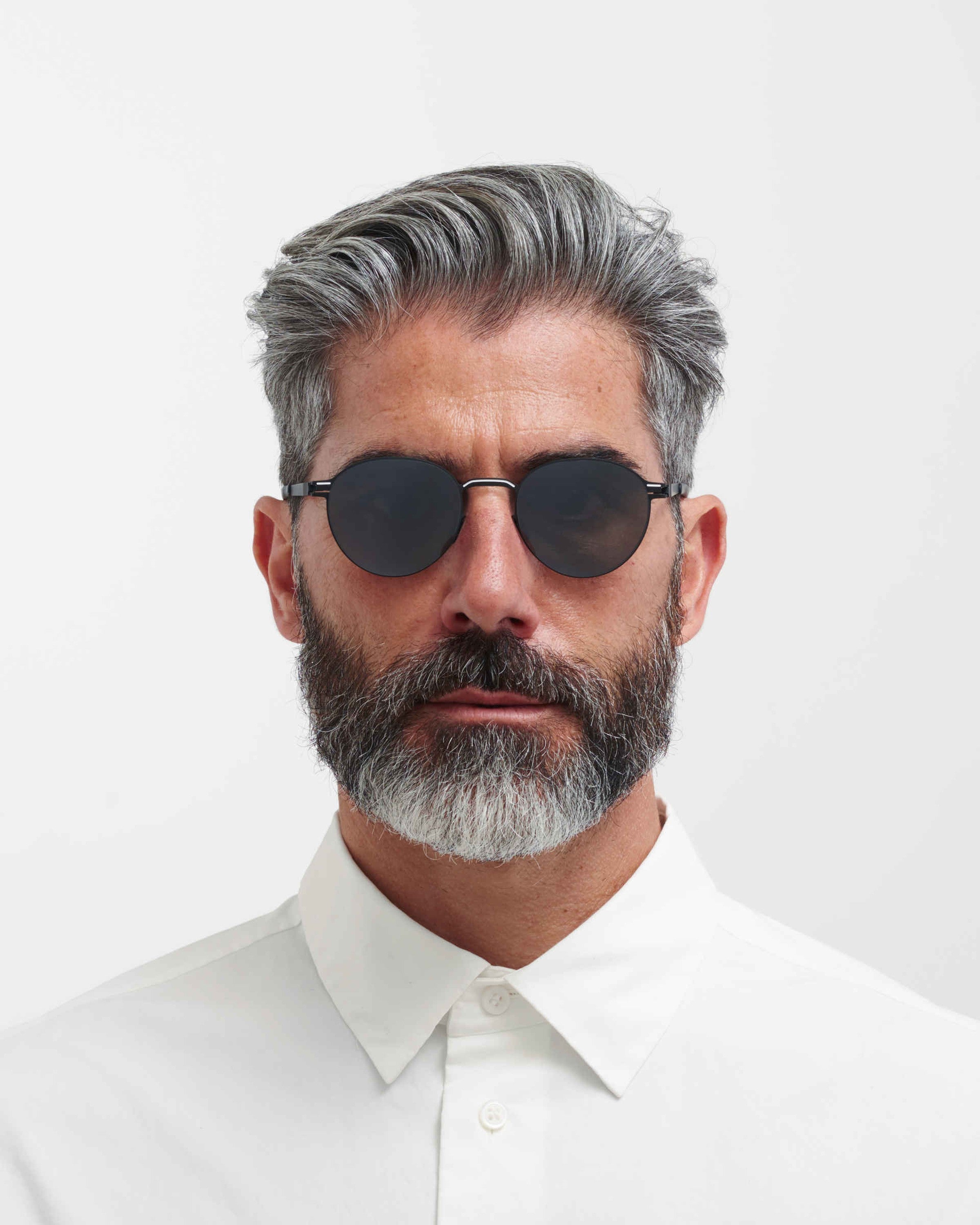 MYKITA CARLO BLACK/WHITE Black/White / Mirror Black