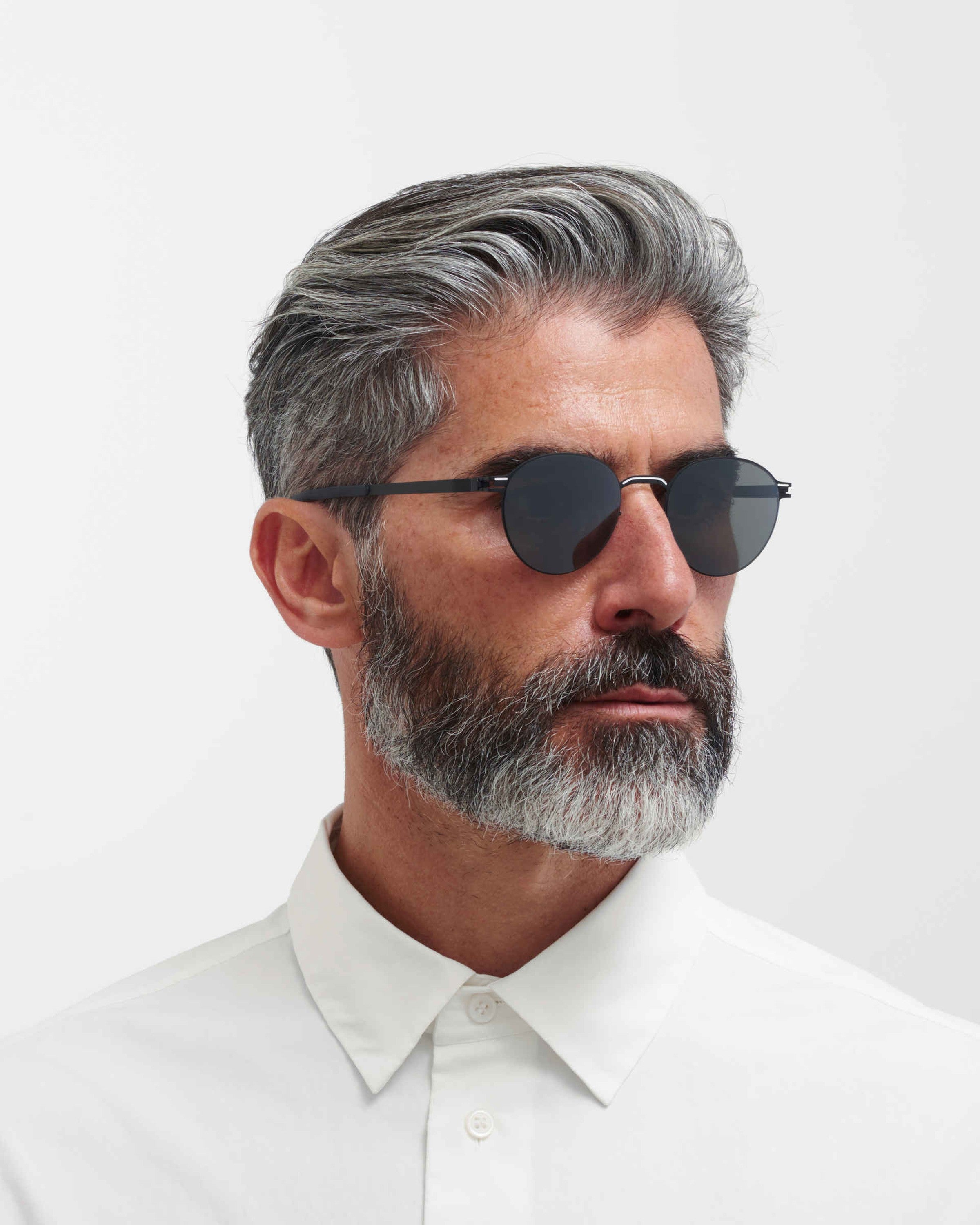 MYKITA CARLO BLACK/WHITE Black/White / Mirror Black