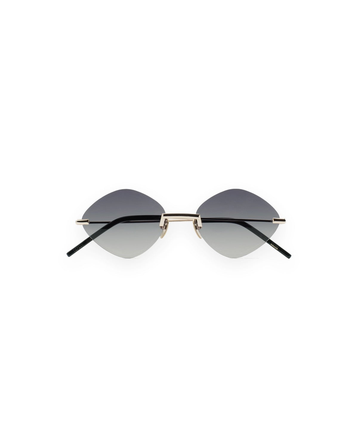 Front view of KALEOS Cepeda Gold Black Gradient sunglasses.