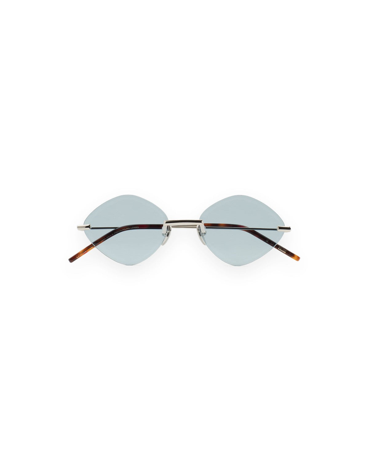 Front view of KALEOS Cepeda Silver Blue Photochromic sunglasses.