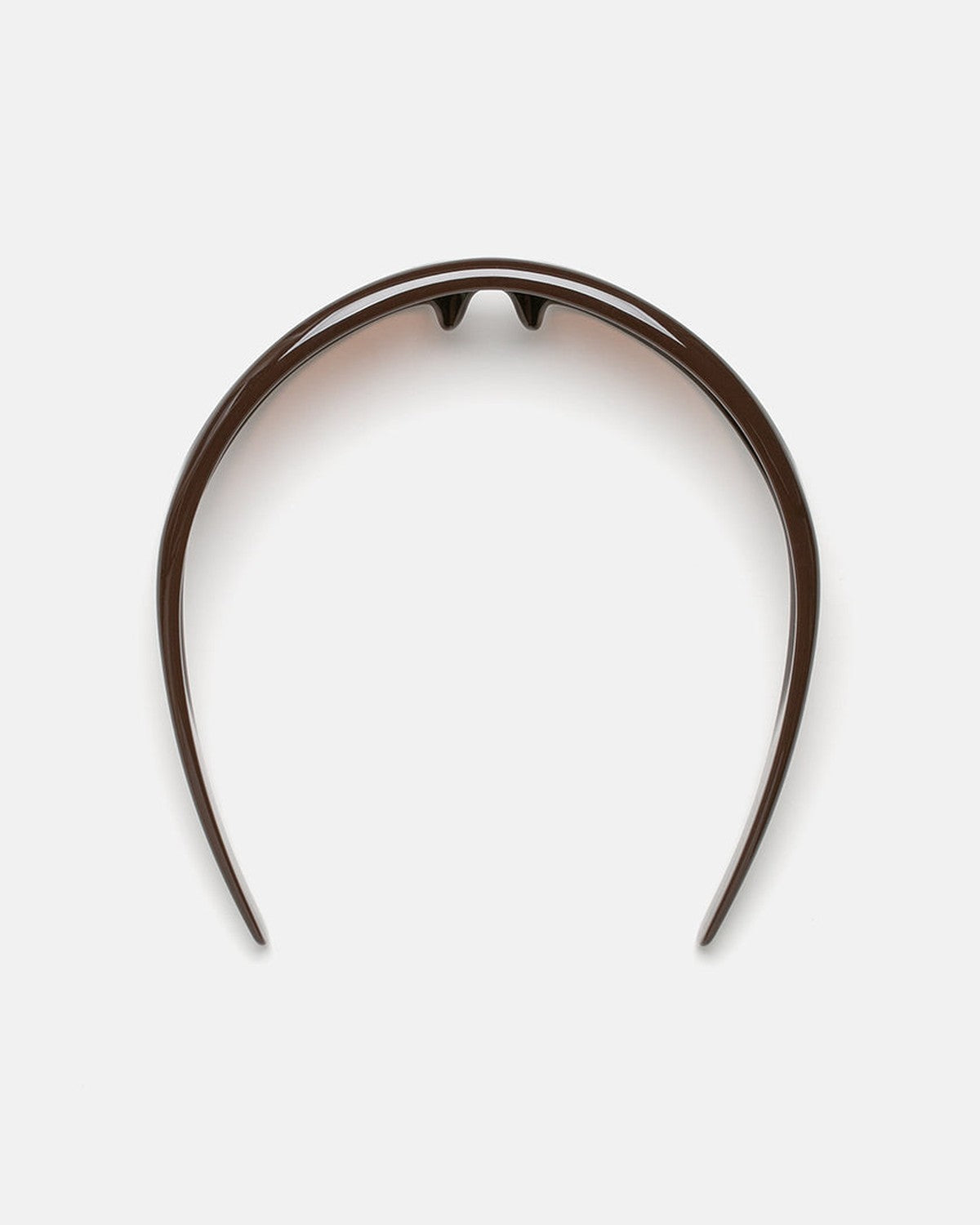 Top view of the headband on RETROSUPERFUTURE Cerchietto Ciambella eyeglasses.