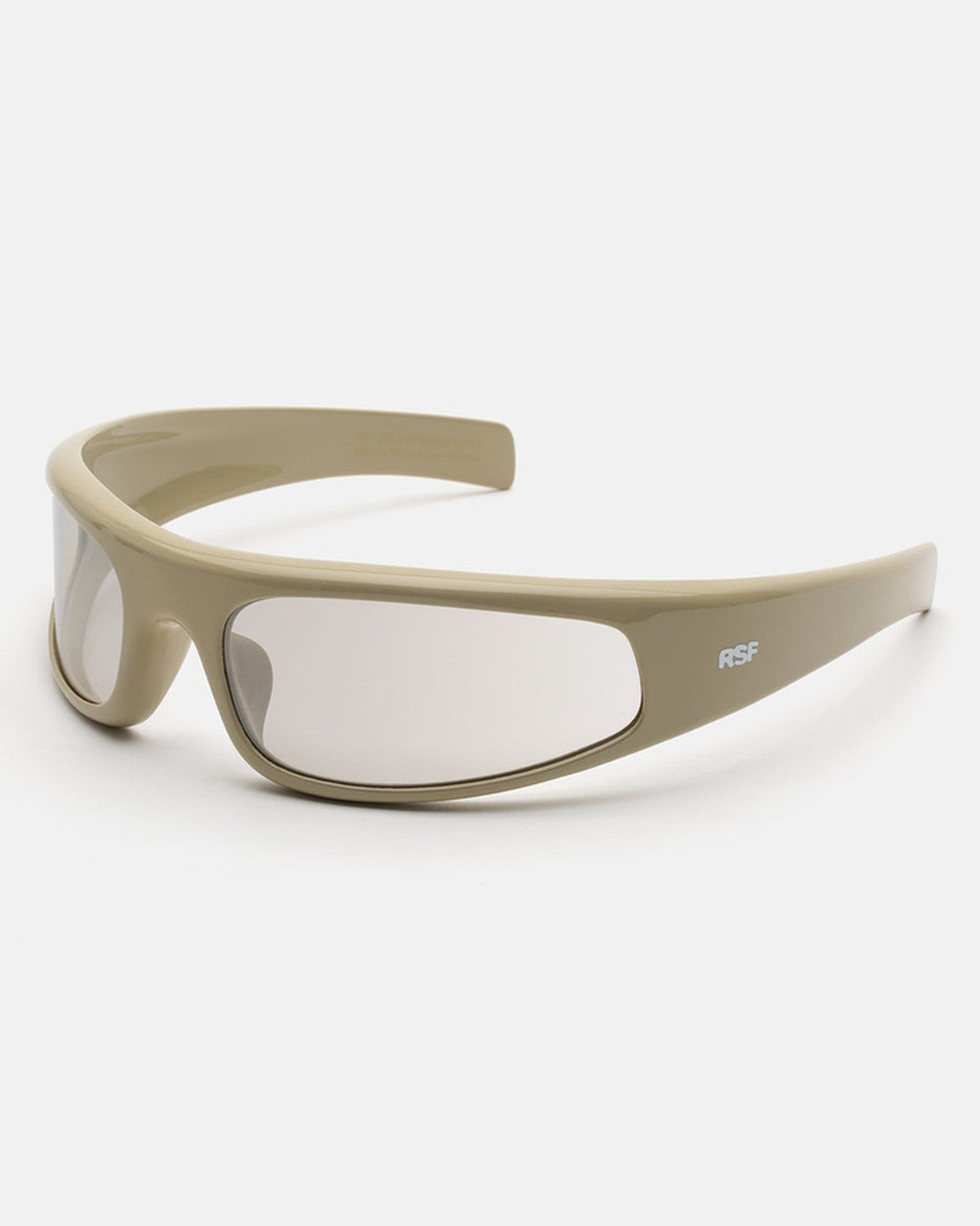 Angle view of RETROSUPERFUTURE Cerchietto Cremoso sunglasses.