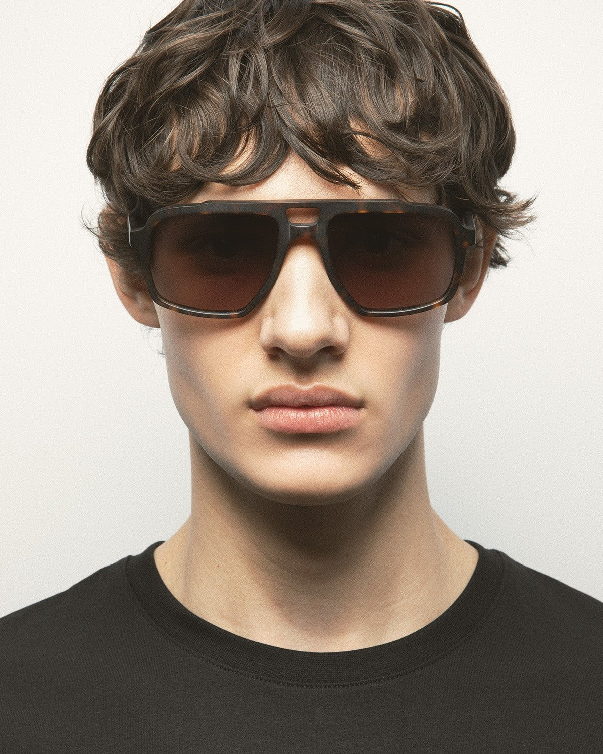 KALEOS Cervantes Dark Havana Matte Grey Gradient Dark Havana Matte / Grey Gradient