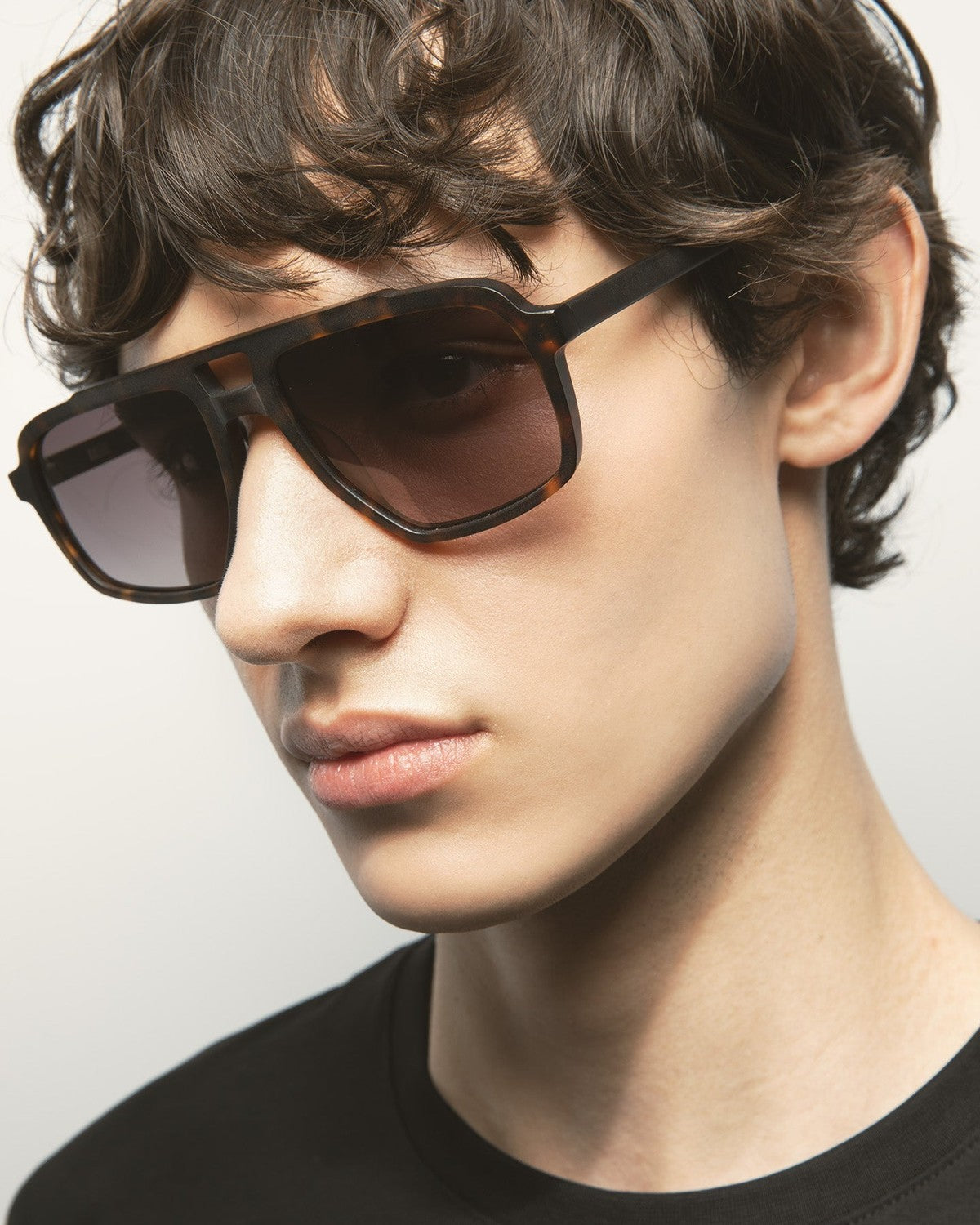 KALEOS Cervantes Dark Havana Matte Grey Gradient Dark Havana Matte / Grey Gradient
