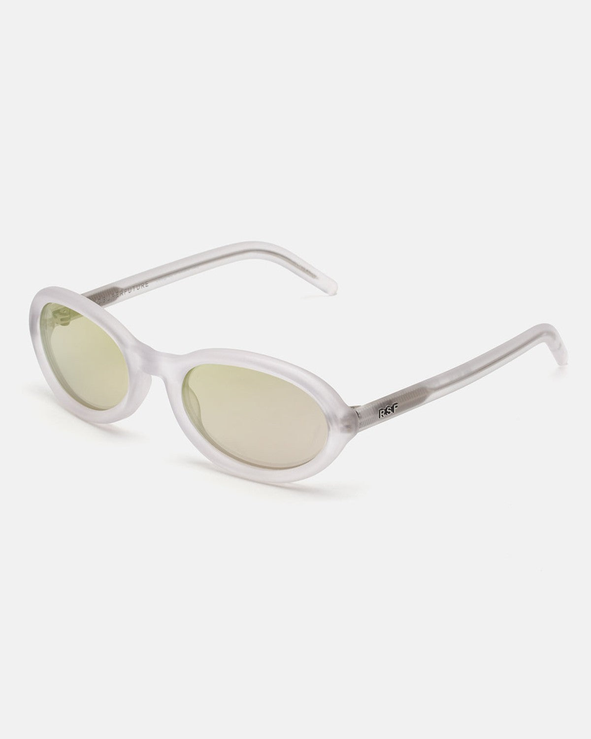Angle view of RETROSUPERFUTURE Cherry Frozen sunglasses.