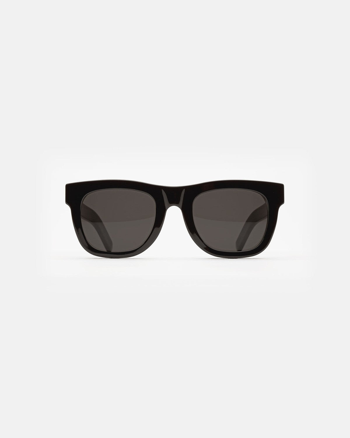 Front view of RETROSUPERFUTURE Ciccio Black sunglasses.