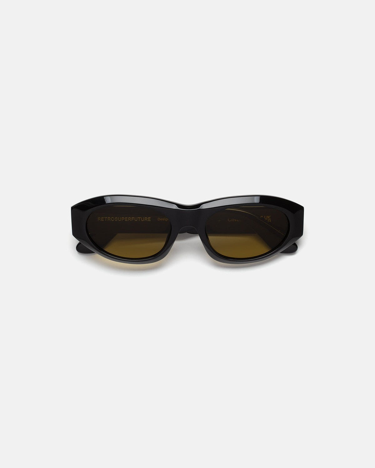 Front view of RETROSUPERFUTURE Cinema Vintage Brown sunglasses.