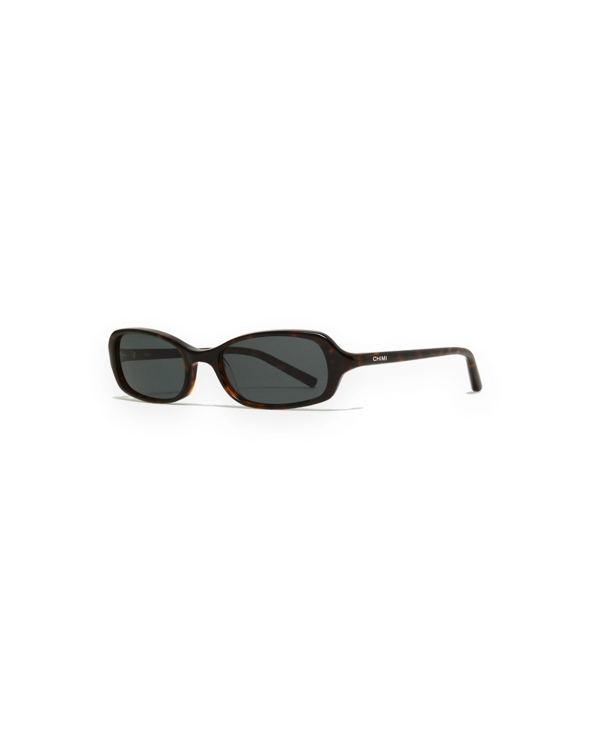 Side profile of CHIMI Code Tortoise sunglasses.