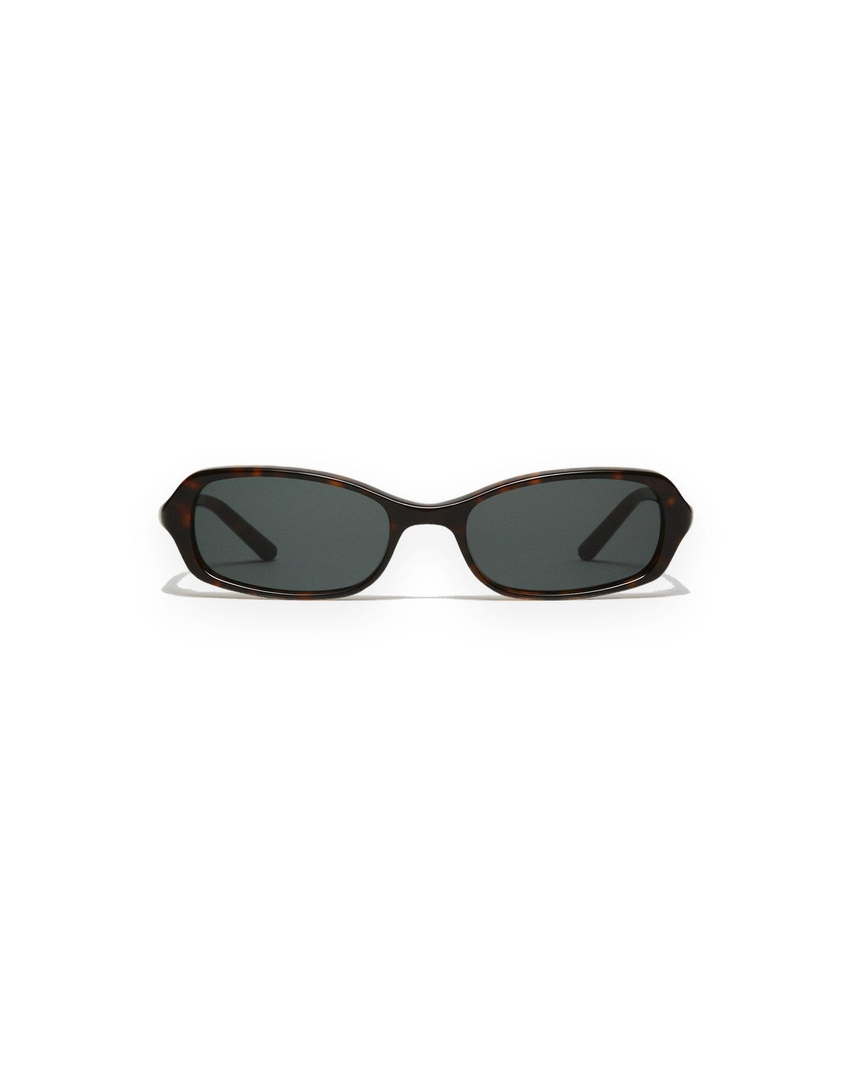 Front view of CHIMI Code Tortoise sunglasses, folded.