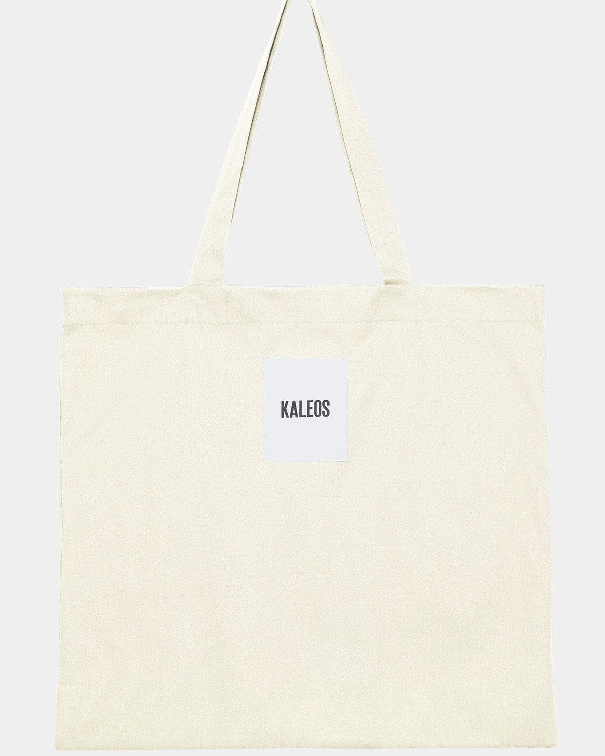 KALEOS branded canvas tote bag.