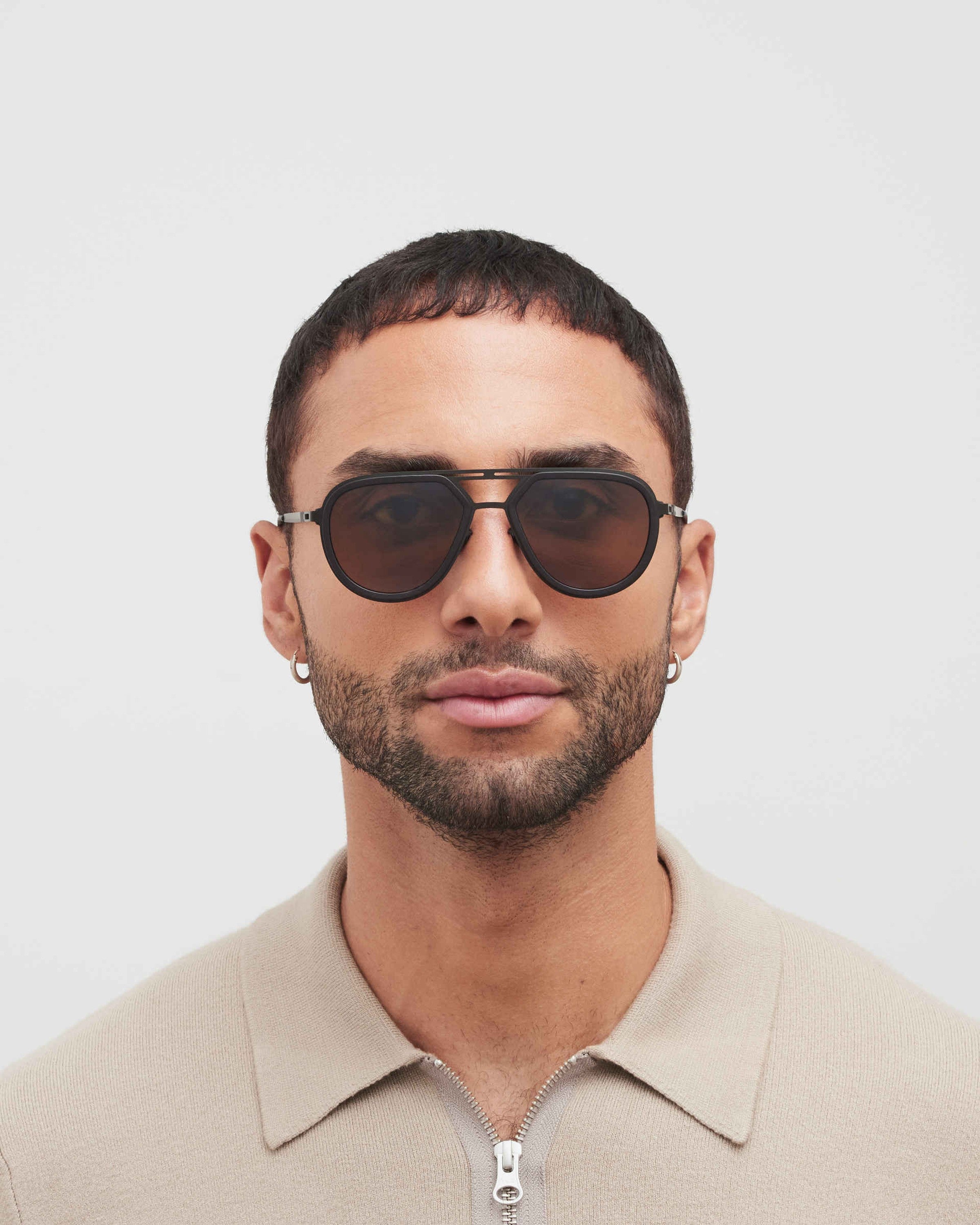 MYKITA CYPRESS MH6 PITCH BLACK/BLACK Pitch Black/Black / Polarized Pro Amber Brown