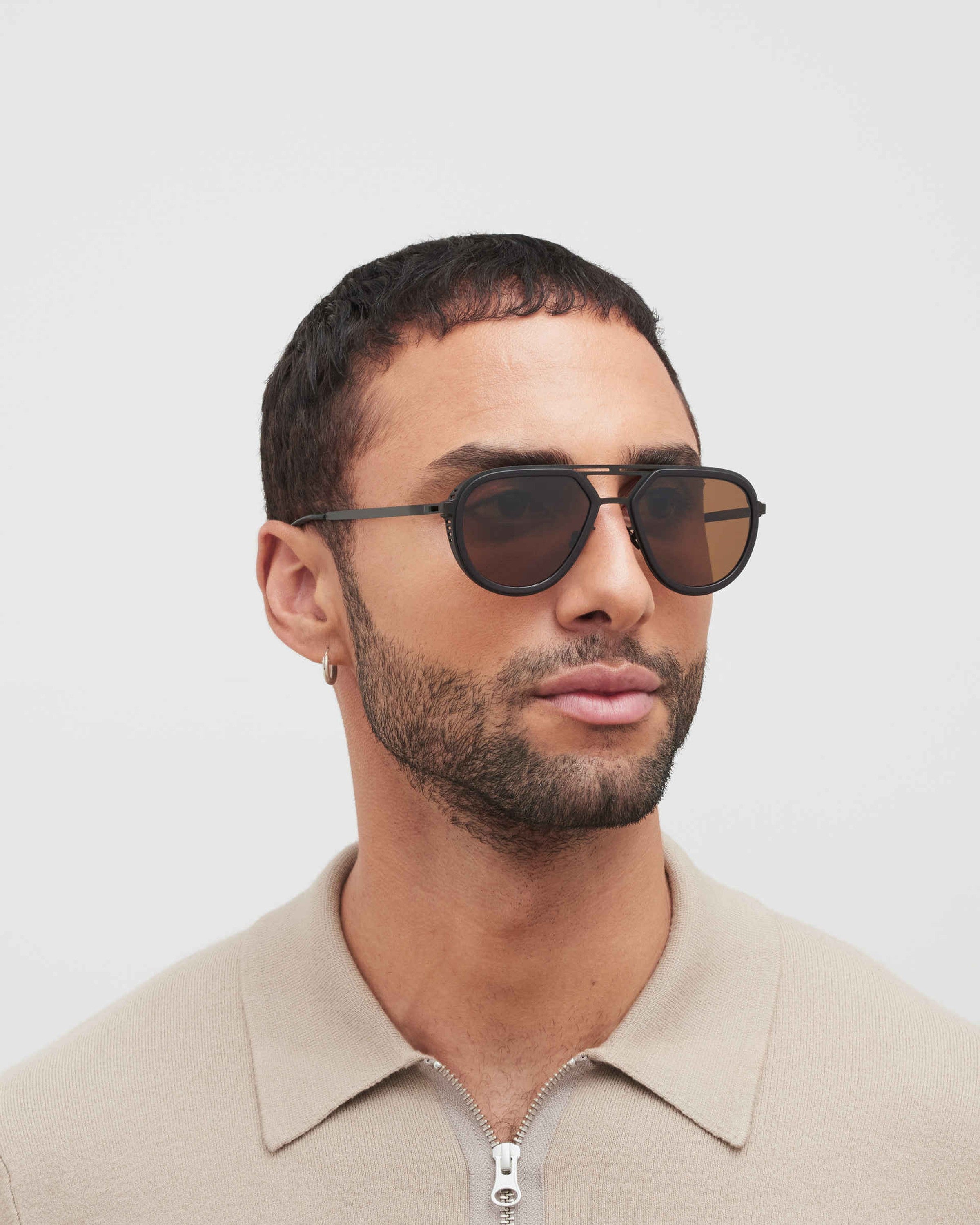 MYKITA CYPRESS MH6 PITCH BLACK/BLACK Pitch Black/Black / Polarized Pro Amber Brown