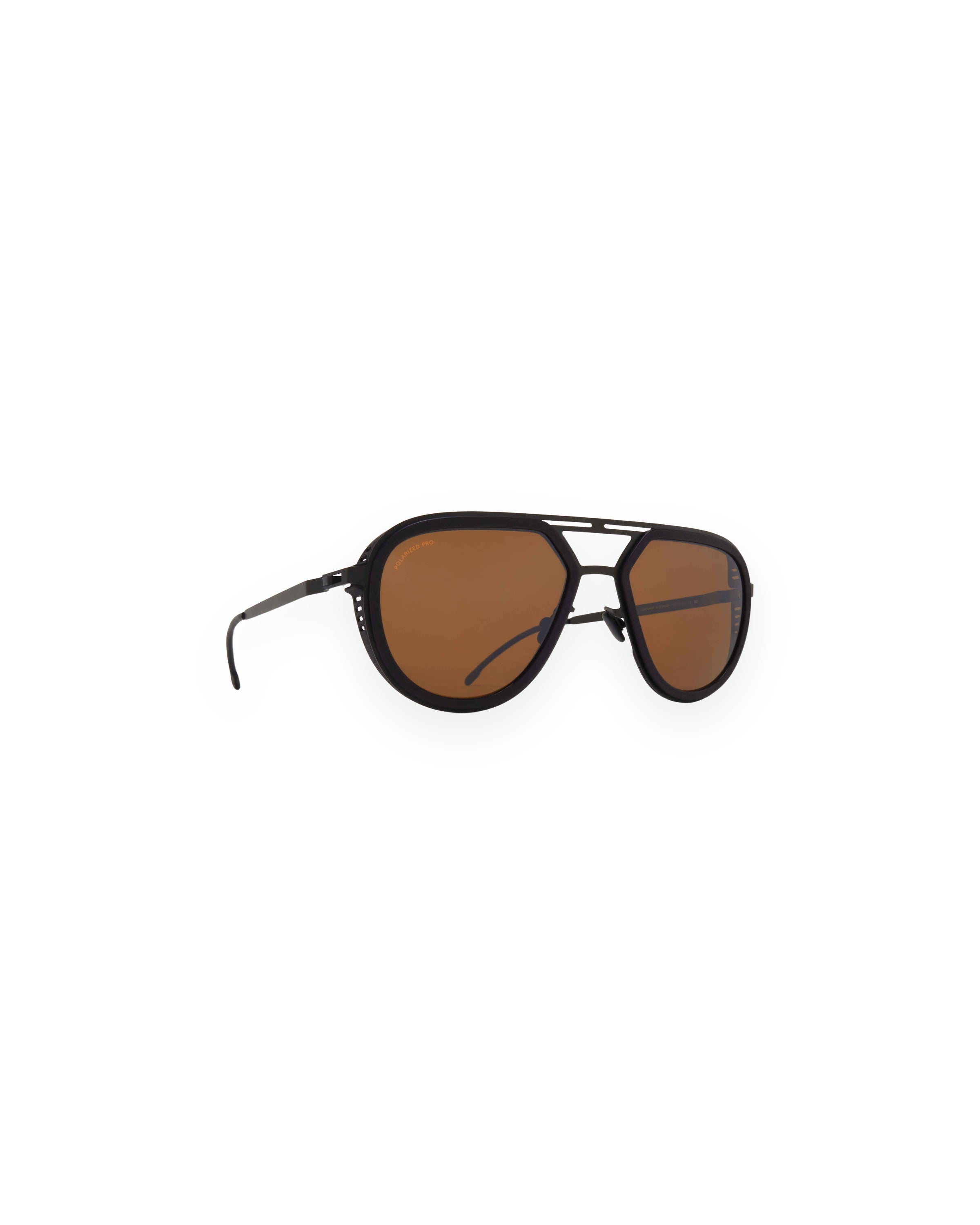 MYKITA CYPRESS MH6 PITCH BLACK/BLACK Pitch Black/Black / Polarized Pro Amber Brown