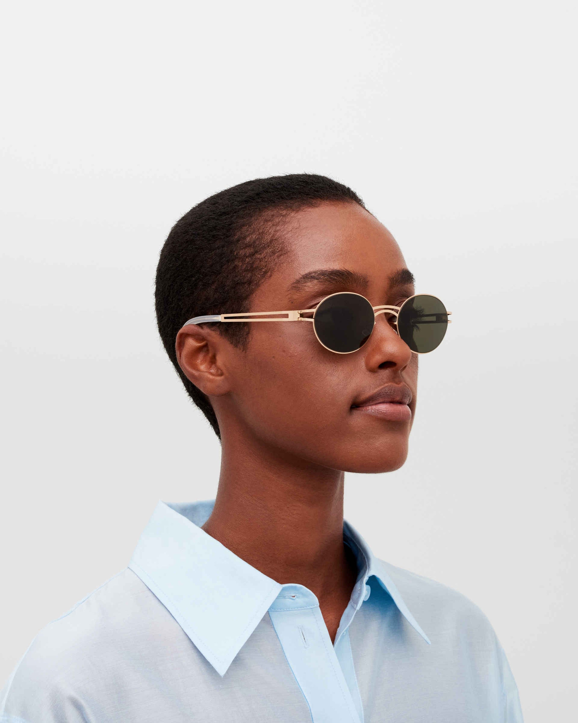 MYKITA DADA CHAMPAGNE GOLD Champagne Gold / Rawgreen Solid