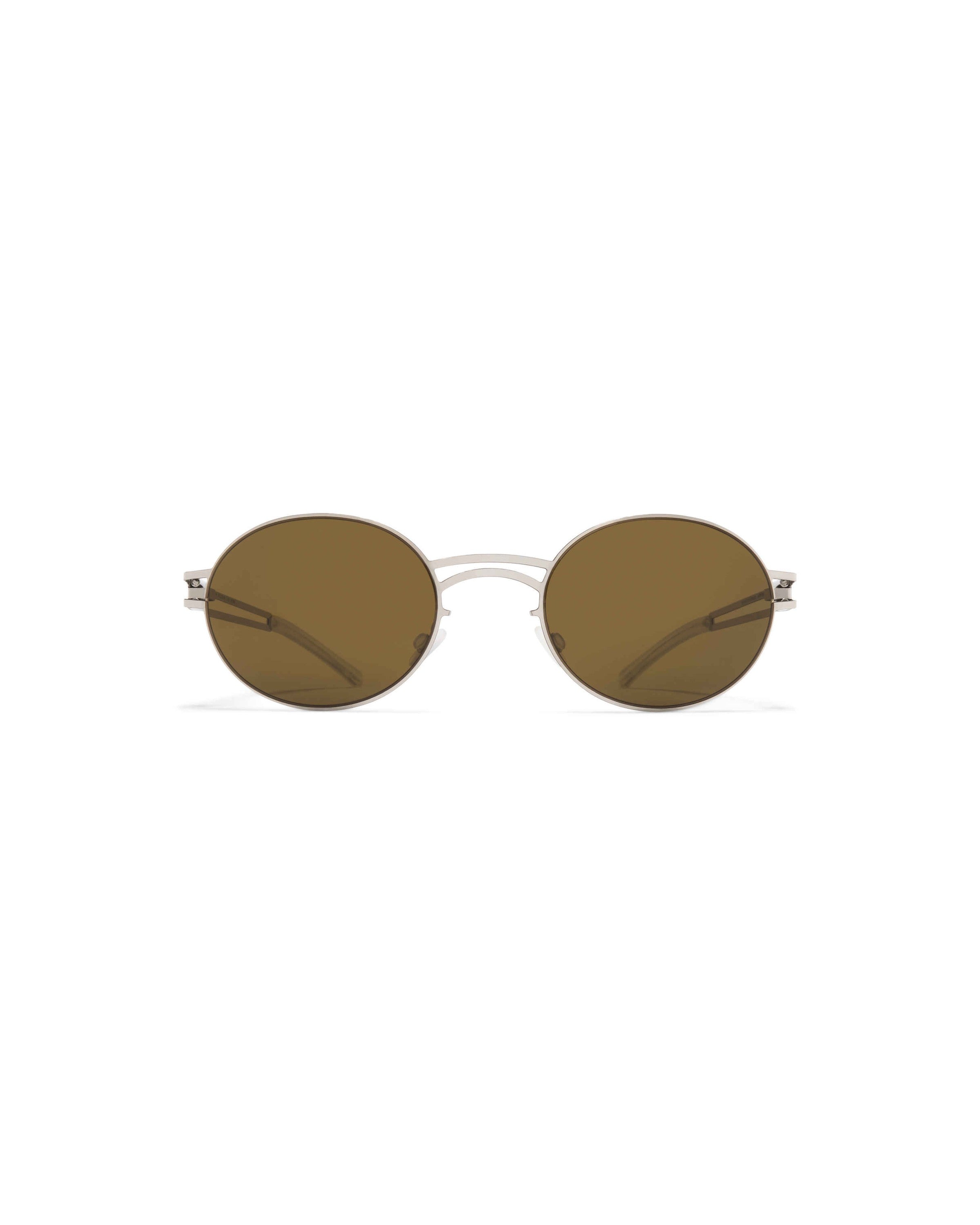 MYKITA DADA SHINY SILVER Shiny Silver / Rawbrown Solid