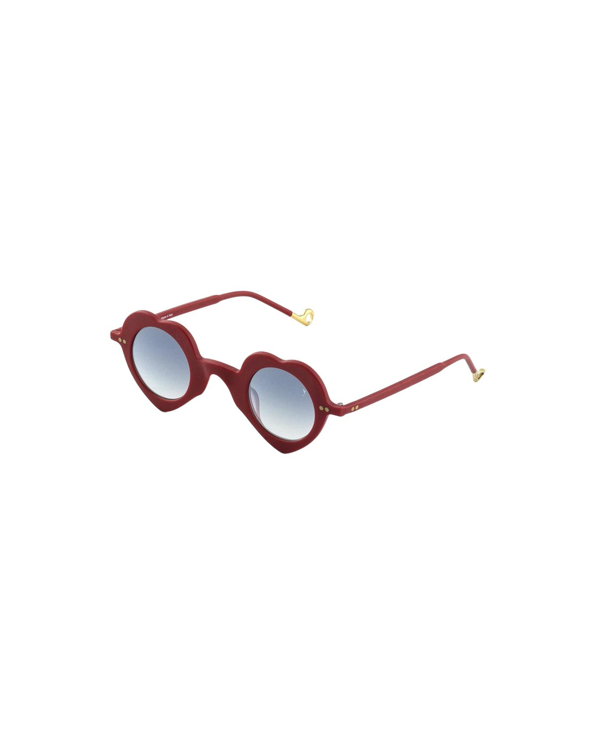 Angle view of EYEPETIZER DICIASSETTE C.W-27F sunglasses displaying the full frame and temple structure.