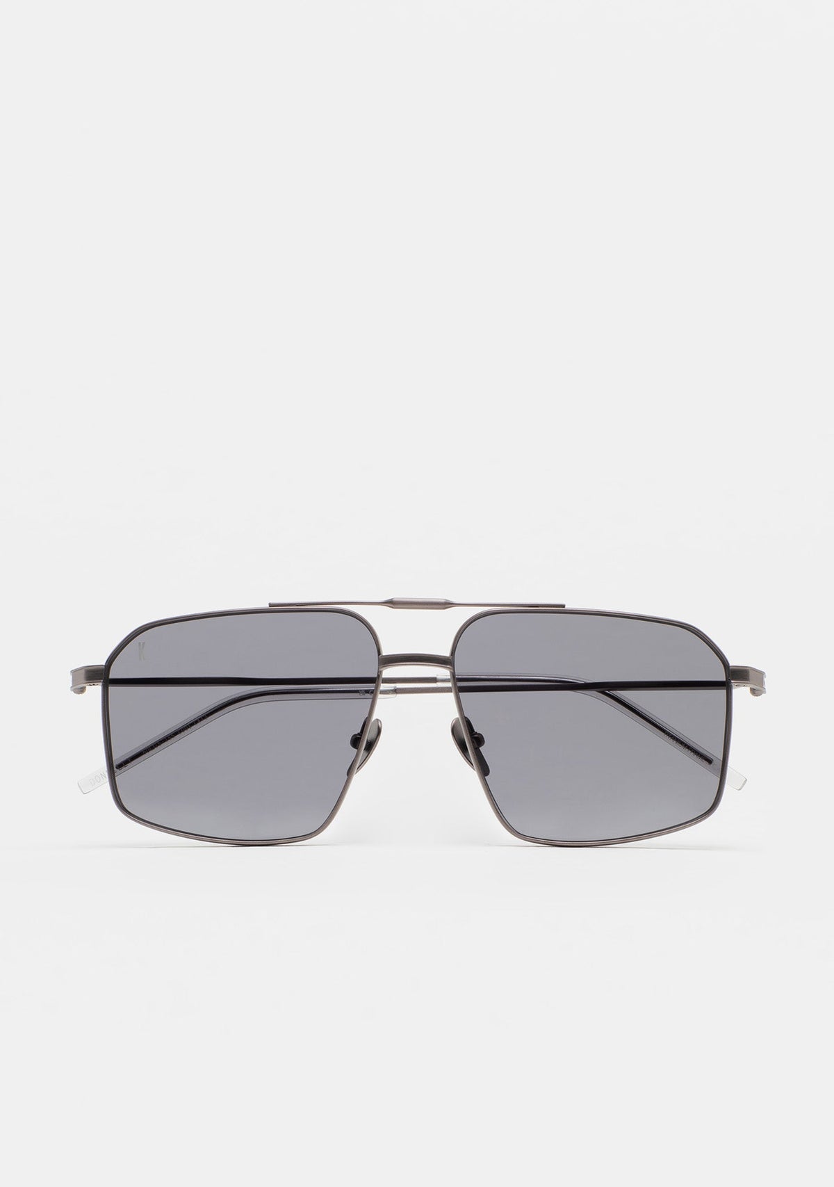 Front view of KALEOS DonnellyTitanium 01 sunglasses.