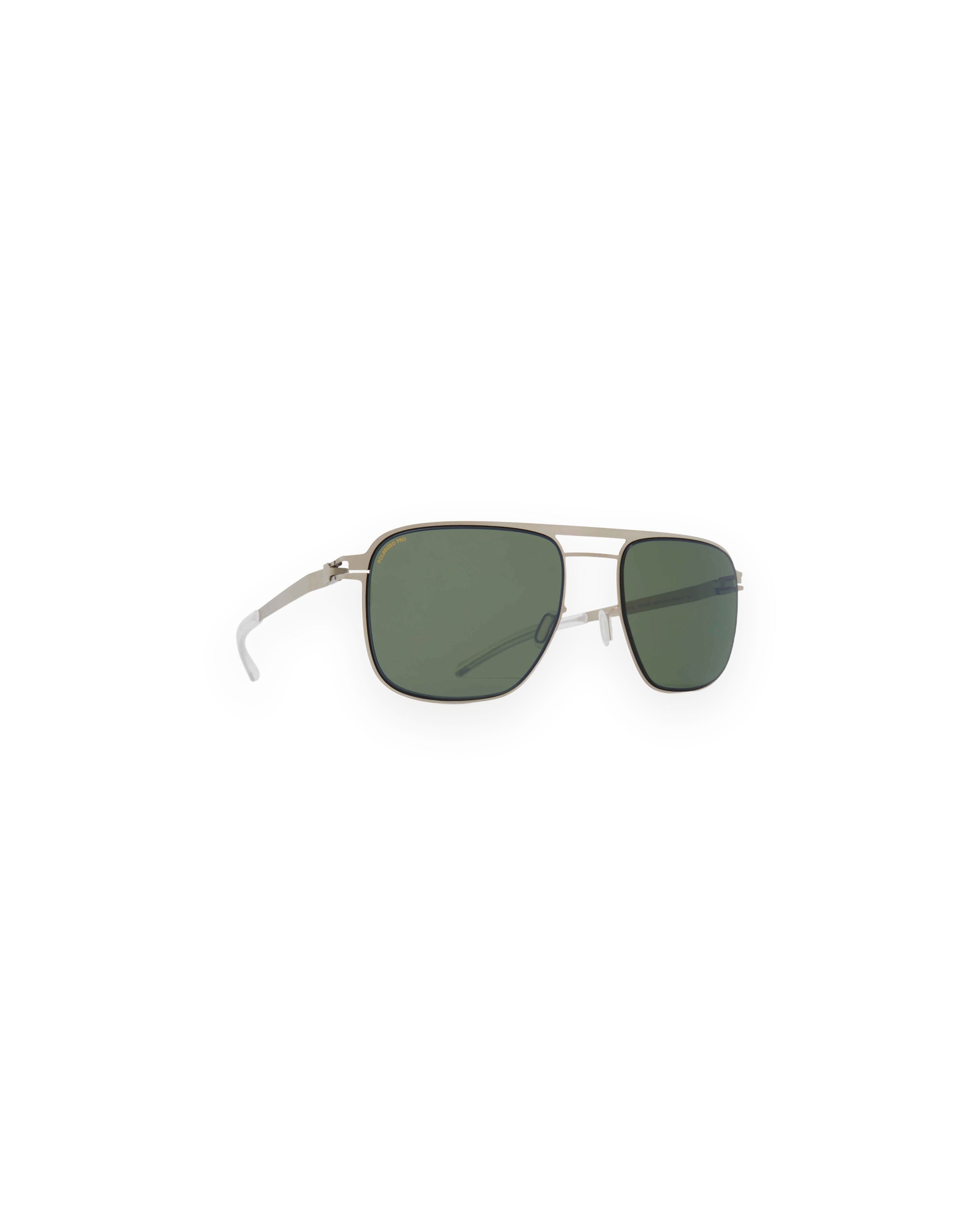 MYKITA ELI MATTE SILVER/BLACK Matte Silver/Black / PolPro Green 15