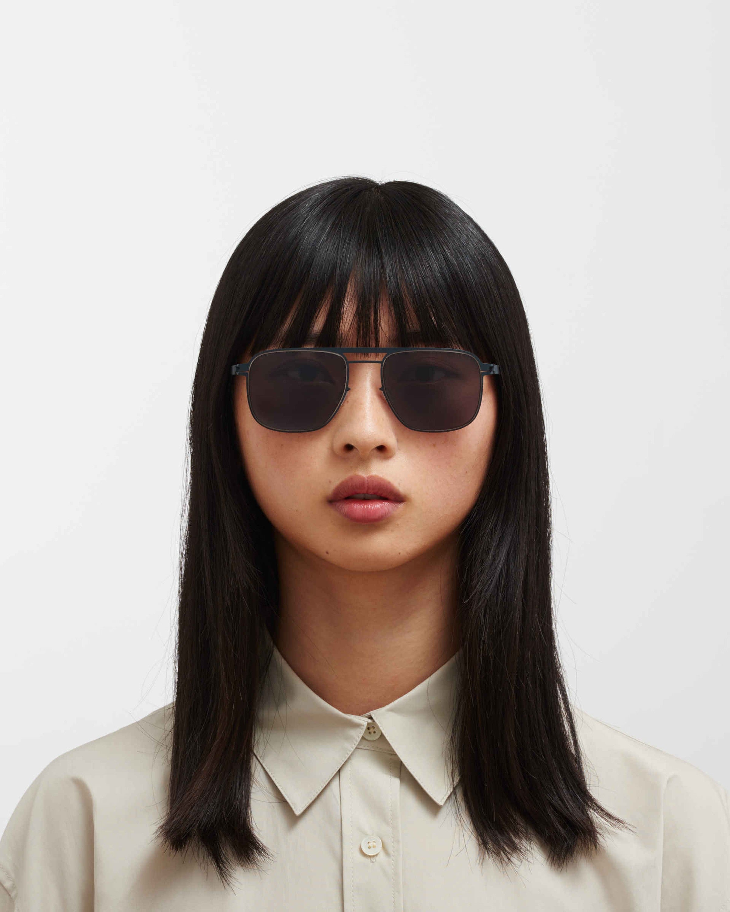 MYKITA ELI INDIGO/DARK SAND Indigo/Dark Sand / PolPro HiCon Grey
