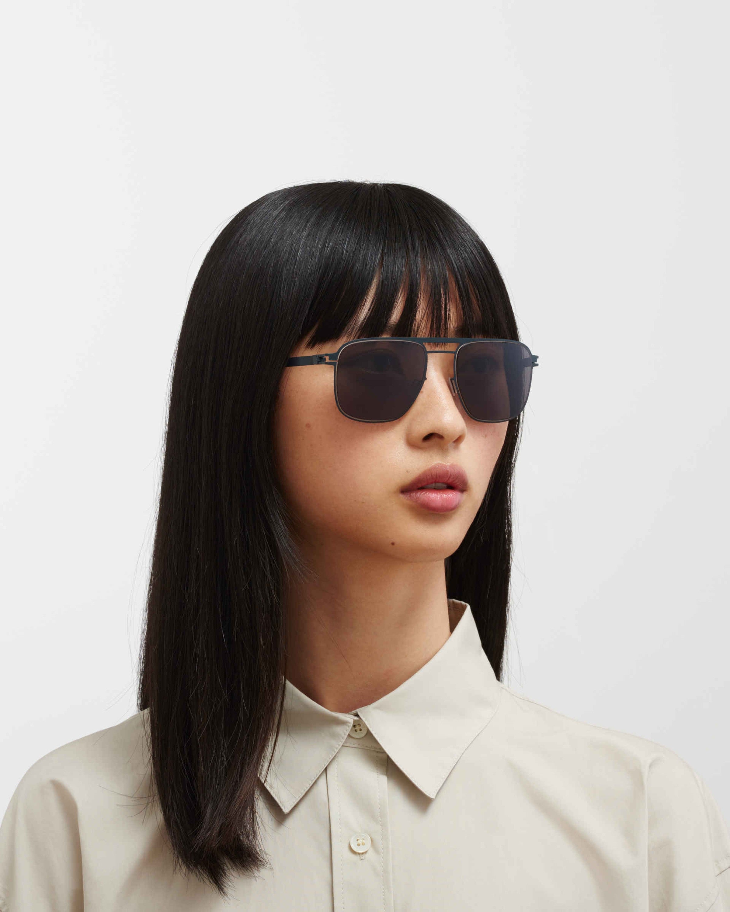 MYKITA ELI INDIGO/DARK SAND Indigo/Dark Sand / PolPro HiCon Grey