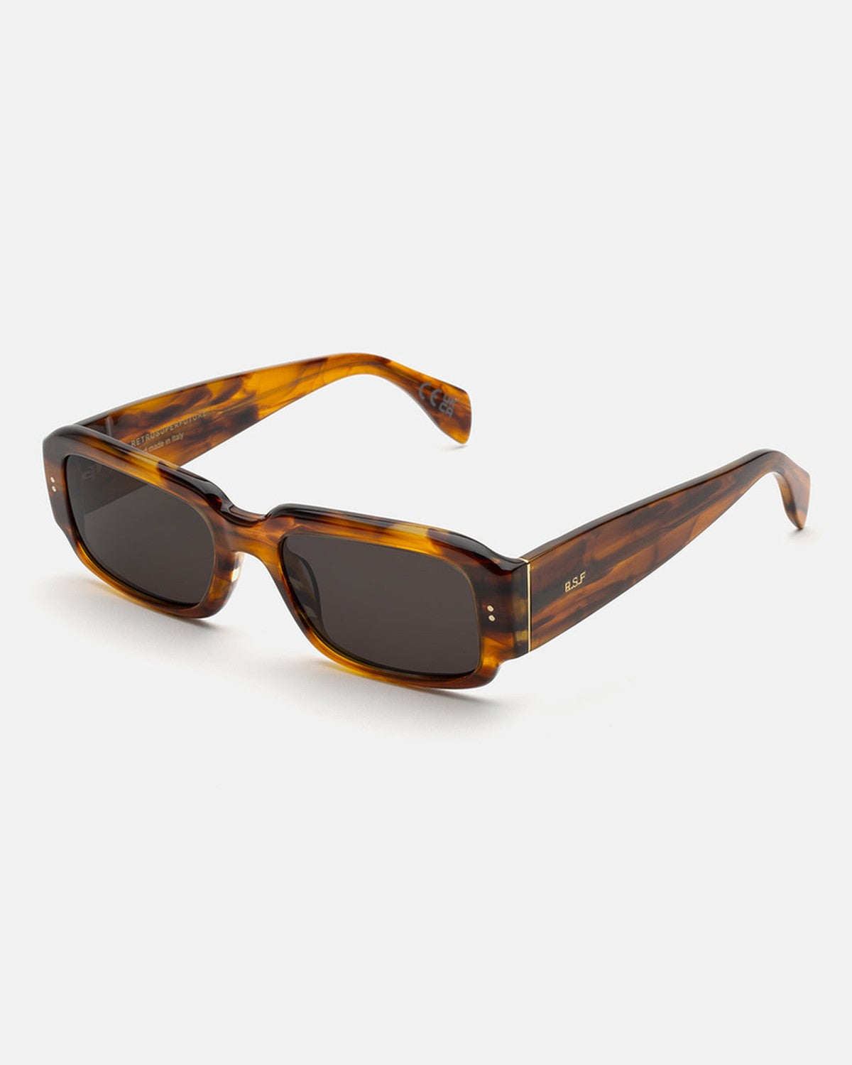 Angle view of RETROSUPERFUTURE Etrusco Tangeri sunglasses.