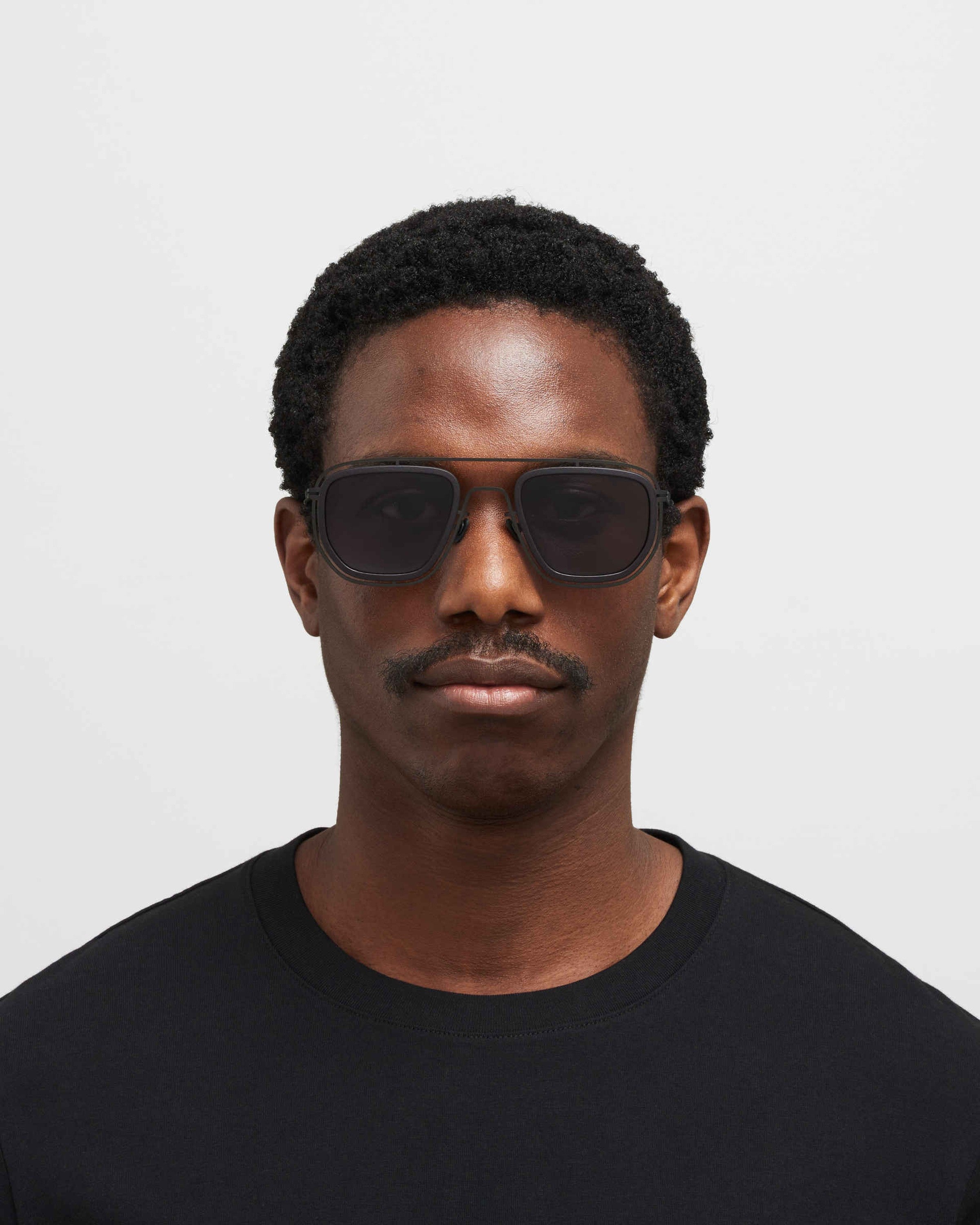 MYKITA FERLO MH6 PITCH BLACK/BLACK Pitch Black/Black / Cool Grey