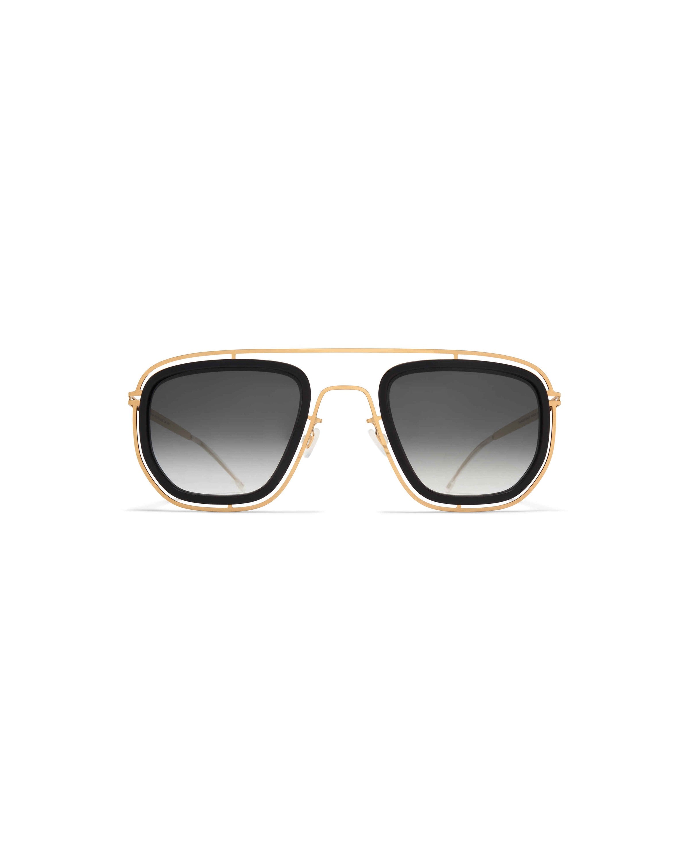 MYKITA FERLO MH7 PITCH BLACK/GLOSSY GOLD Pitch Black/Glossy Gold / Rawblack Gradient