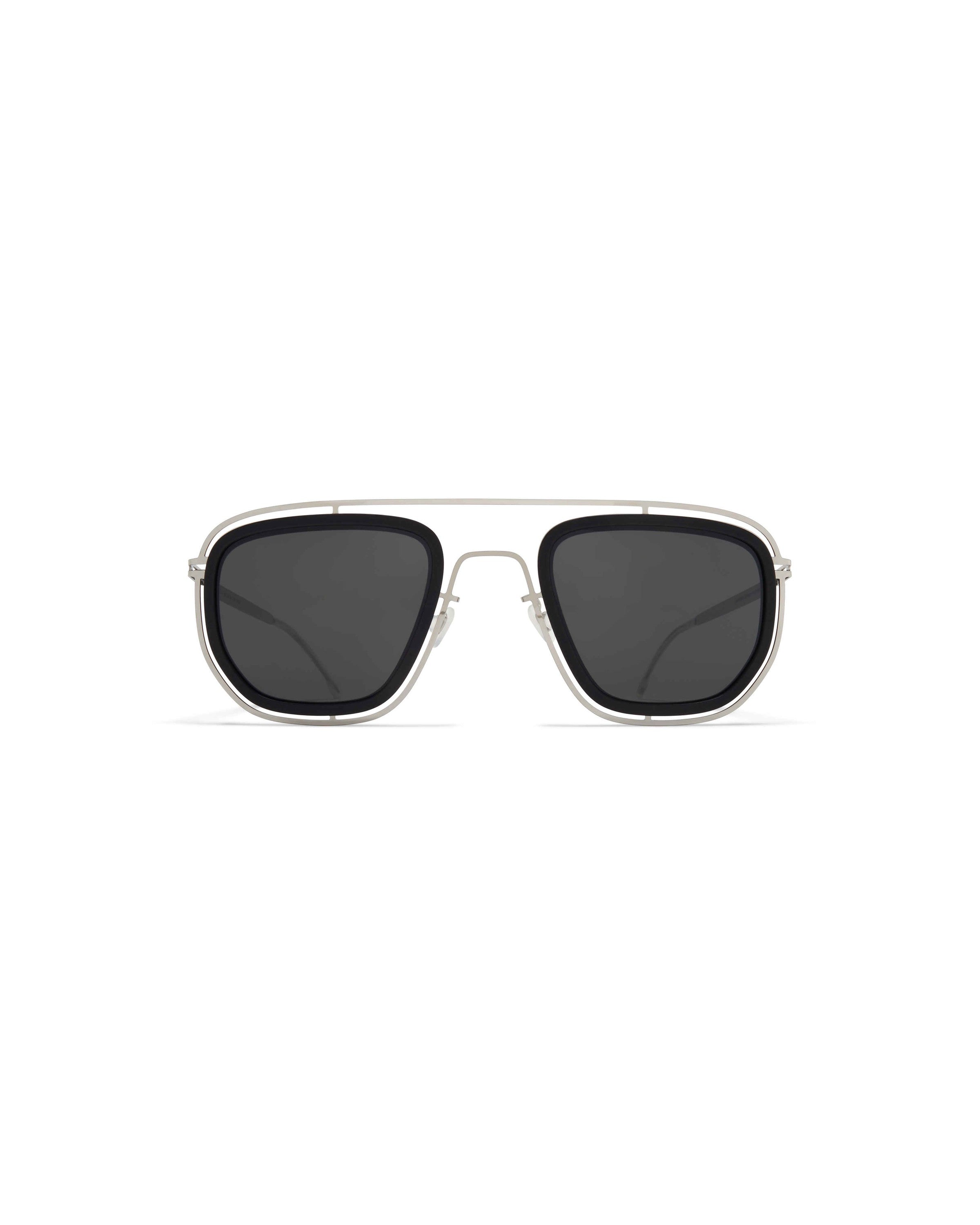 MYKITA FERLO MH22 PITCH BLACK/SHINY SILVER Pitch Black/Shiny Silver / Darkgrey Solid